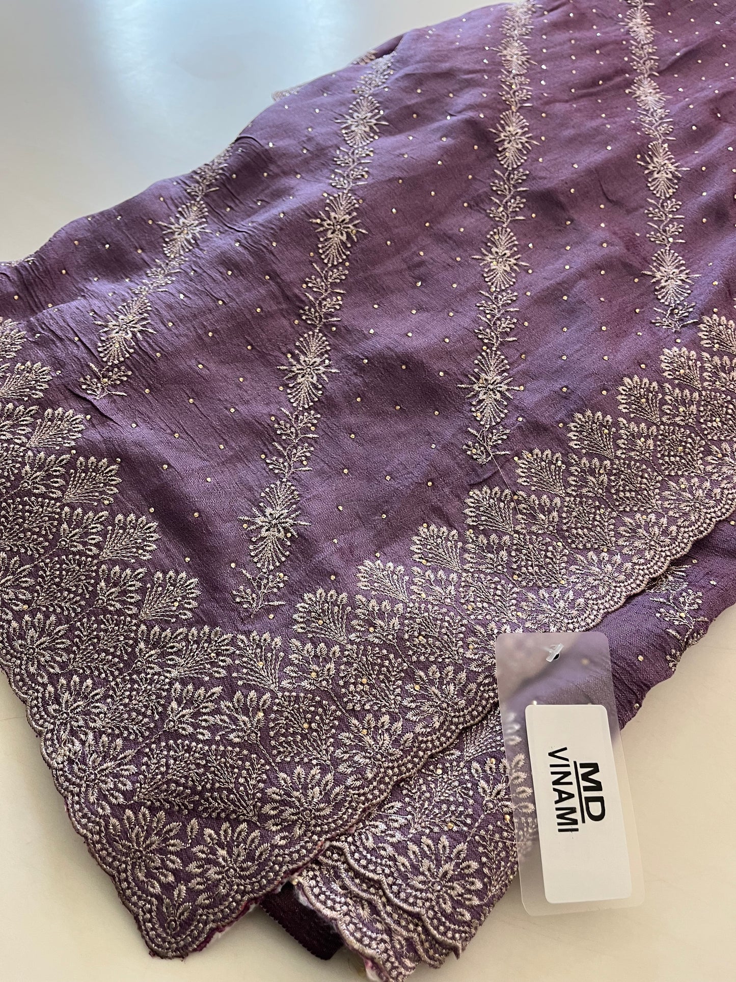 Tussar Work fancy saree-1016