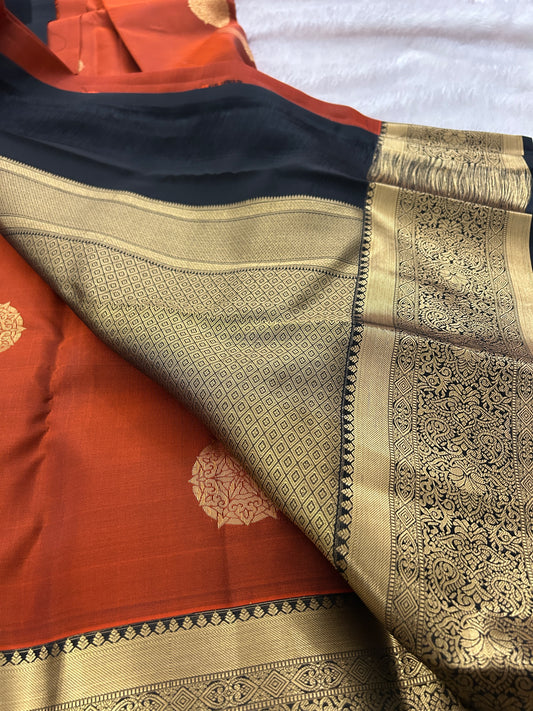 Designer Gold Zari Kanchipuram Silk -AUG30
