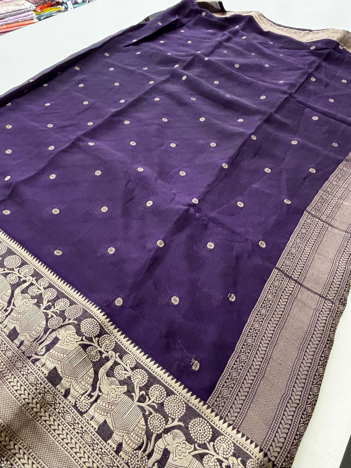 Premium Laser Chiffon Saree-M15