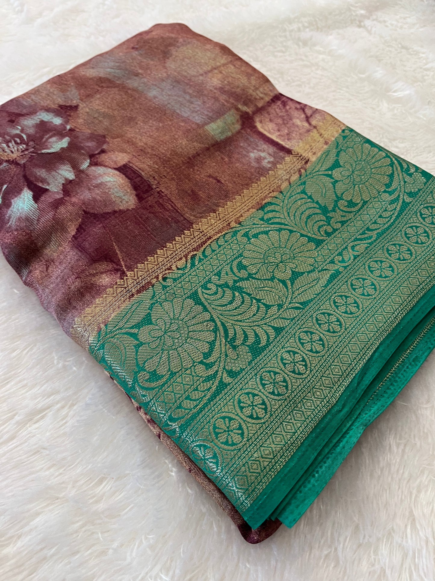 Printed Tussar Fancy