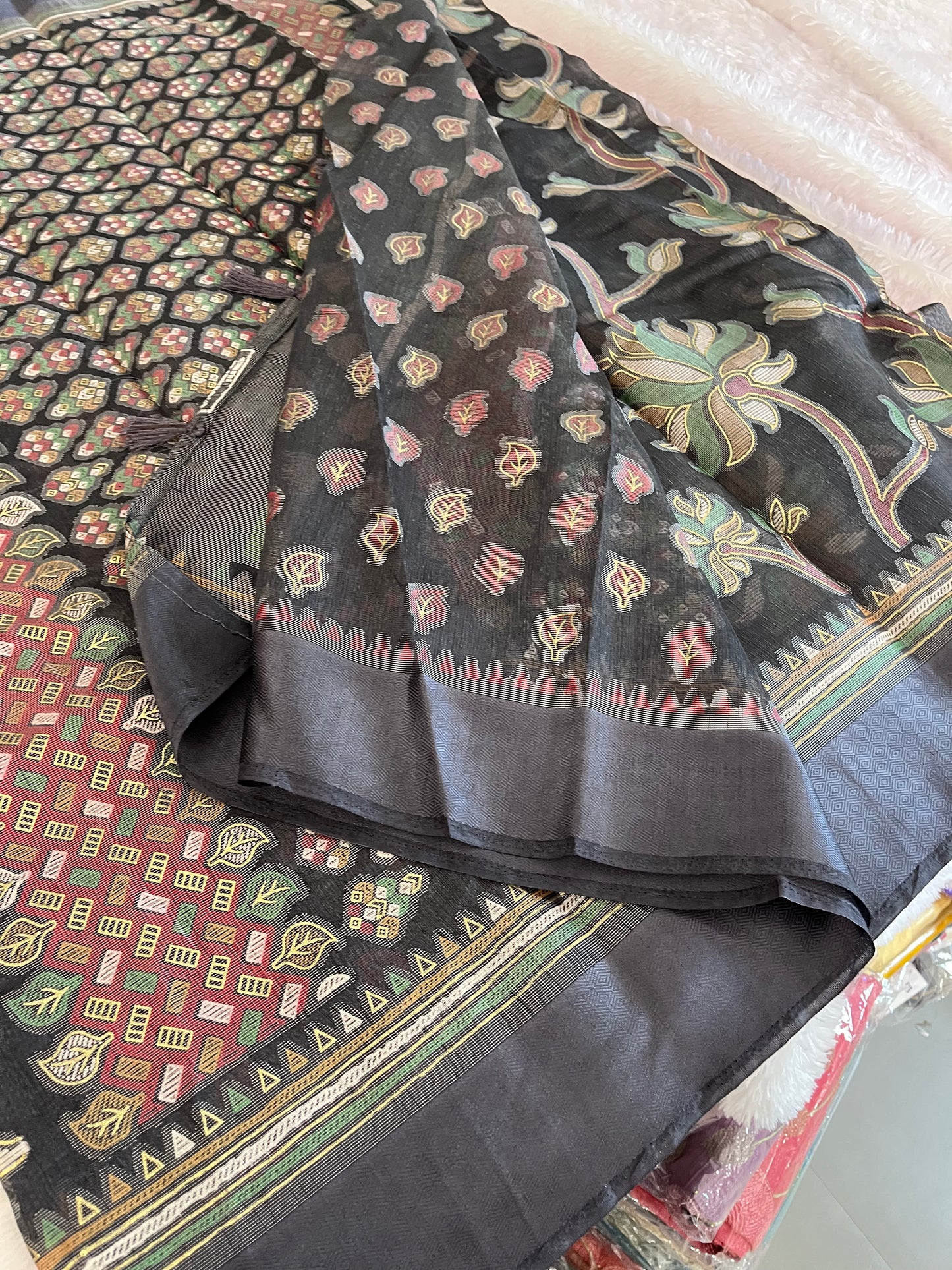 Linen chiffon