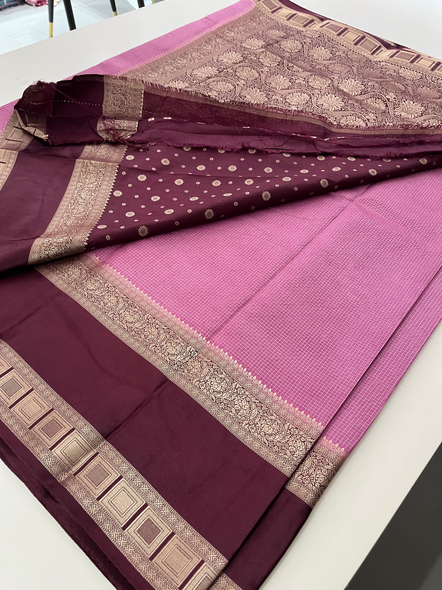 Crepe Banarasi Saree