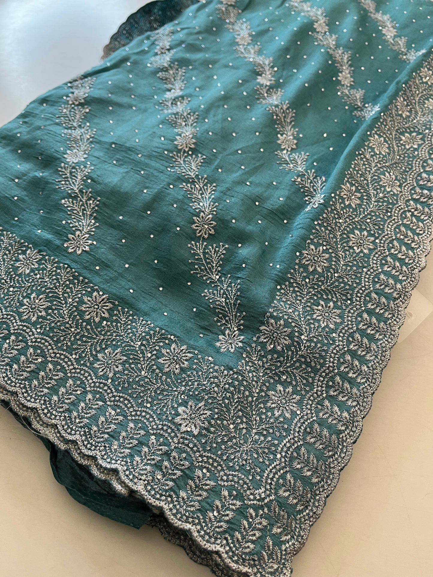 Tussar Work fancy saree-1016