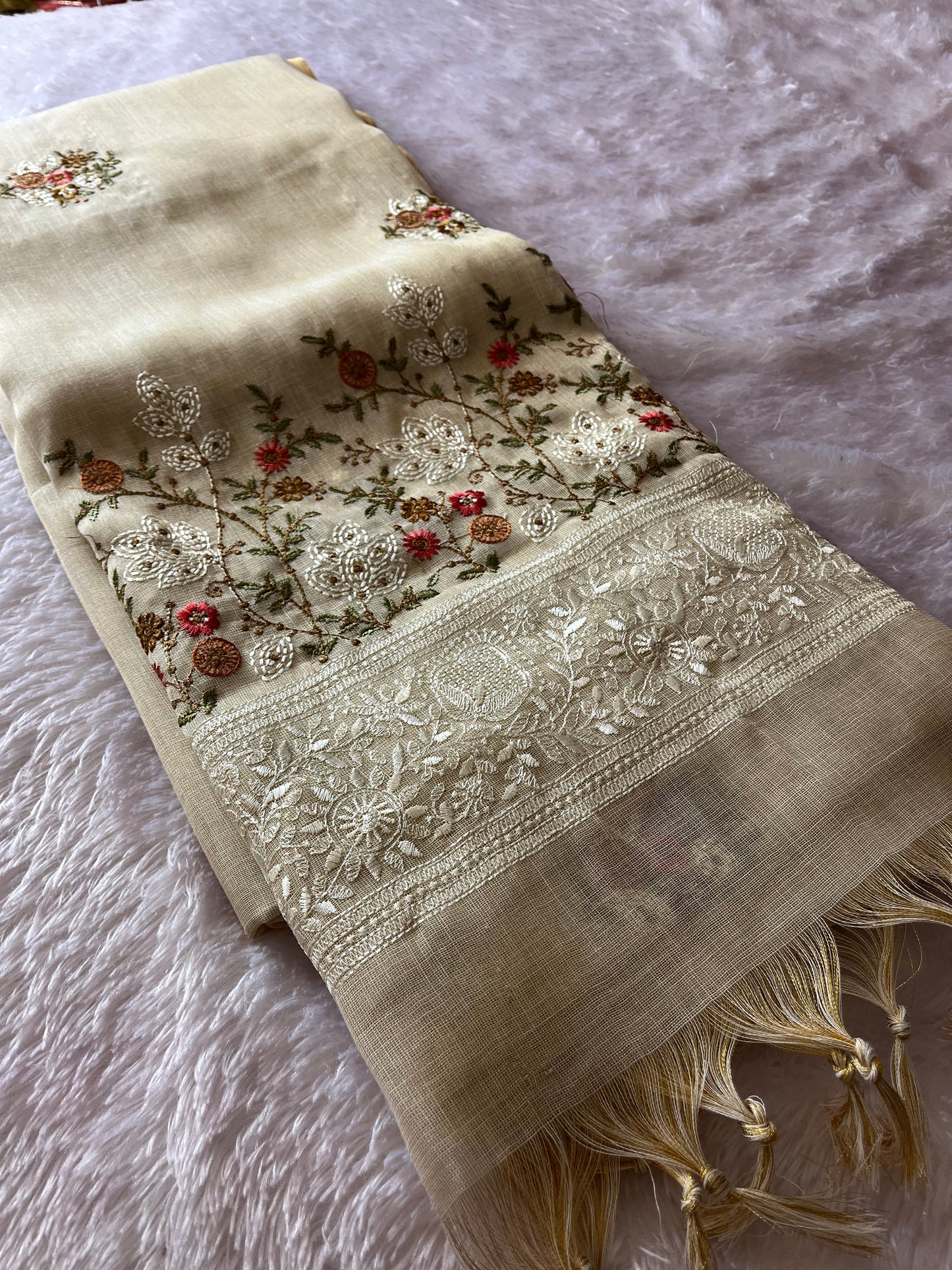 Linen Designer Embroidery
