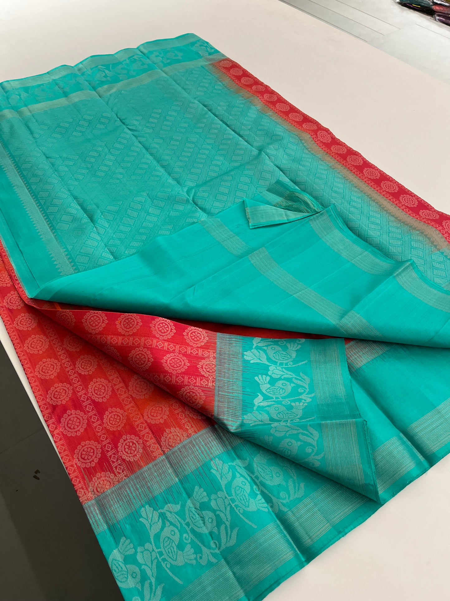 Pure Kanchipuram silk saree with silk mark certified