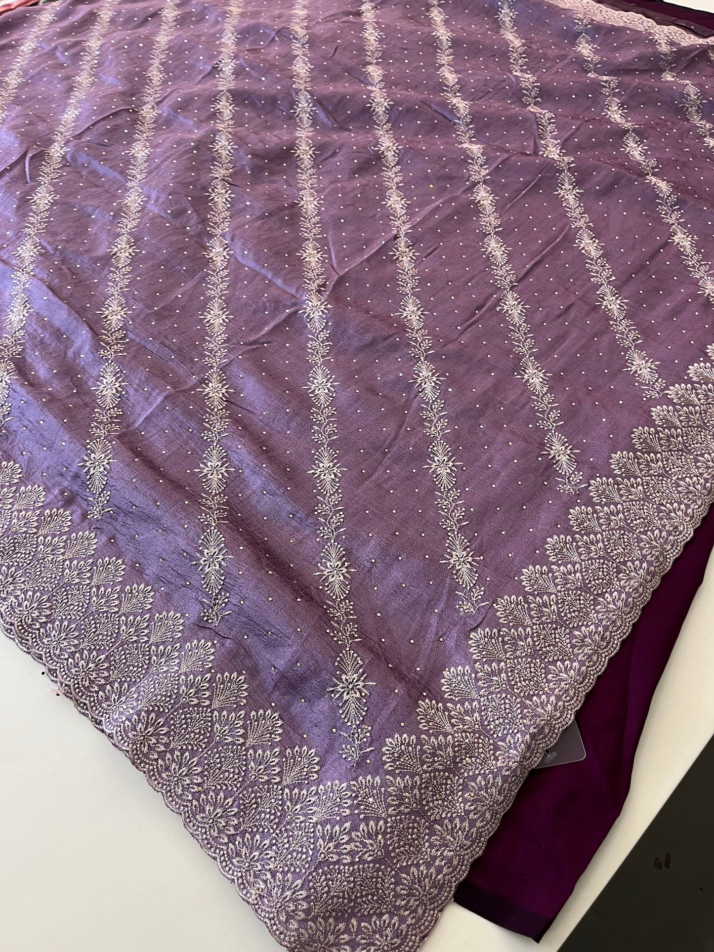Tussar Work fancy saree-1016