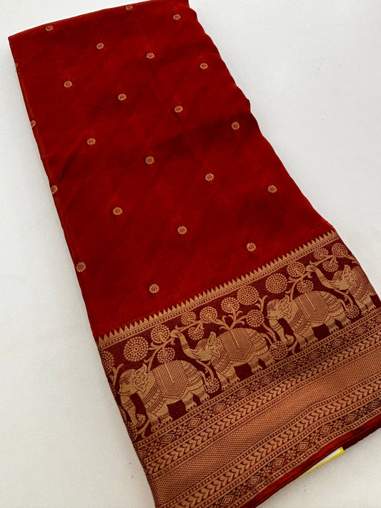 Premium Laser Chiffon Saree-M15