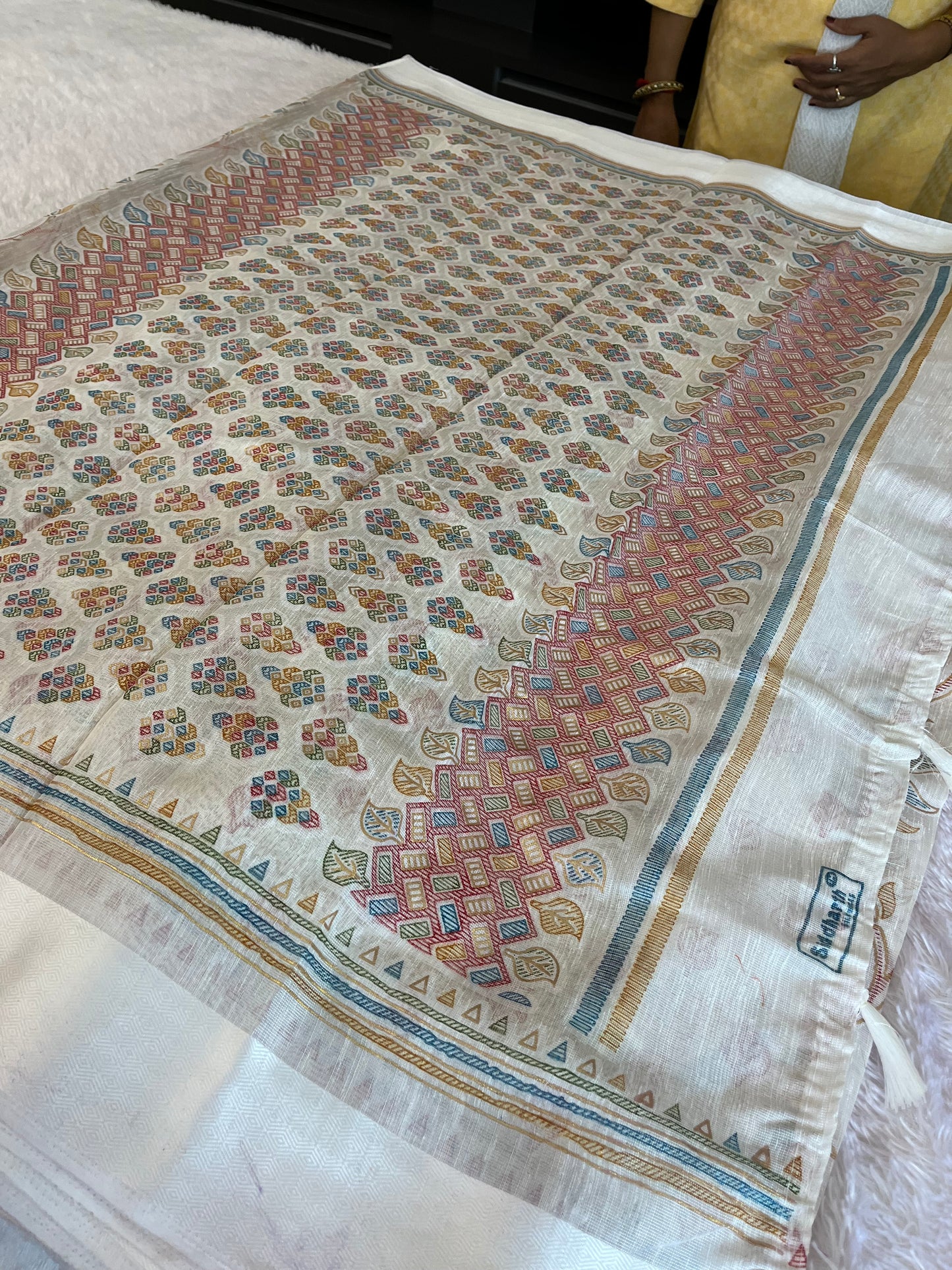 Linen chiffon