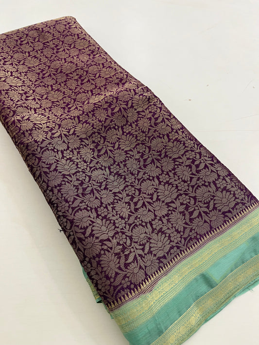 Brocade Banarasi soft silk
