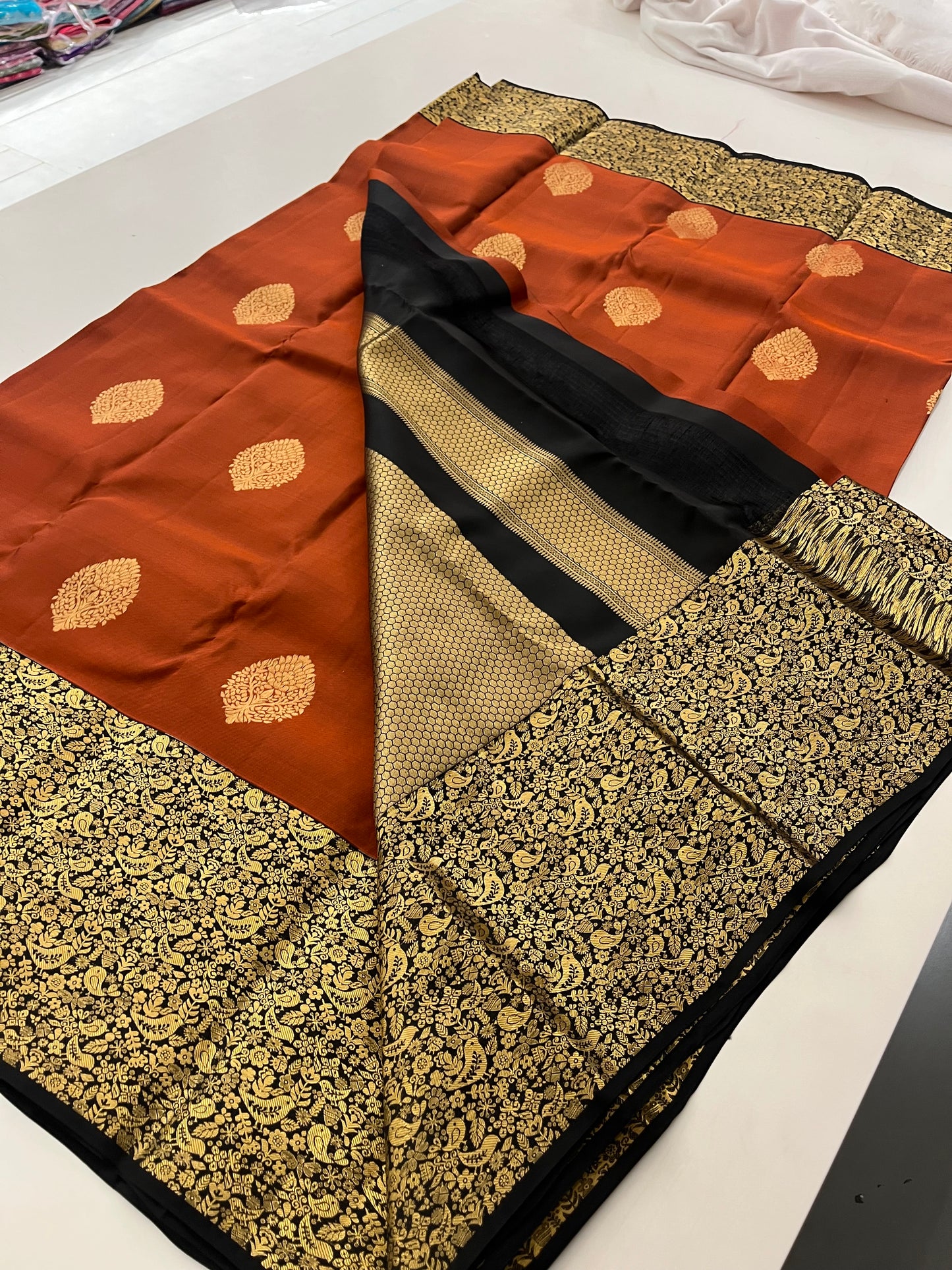 Ju4pure Mix silk saree