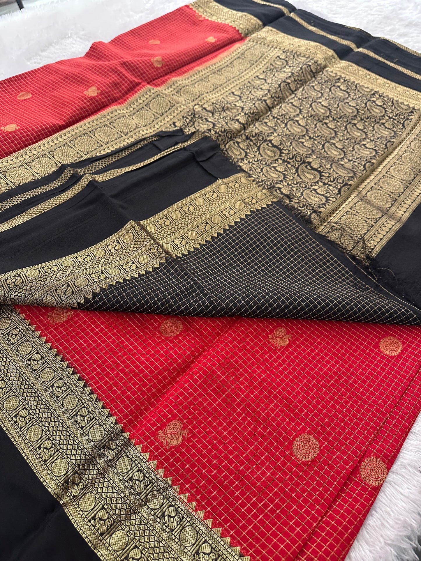 Premium Checks Crape-M13