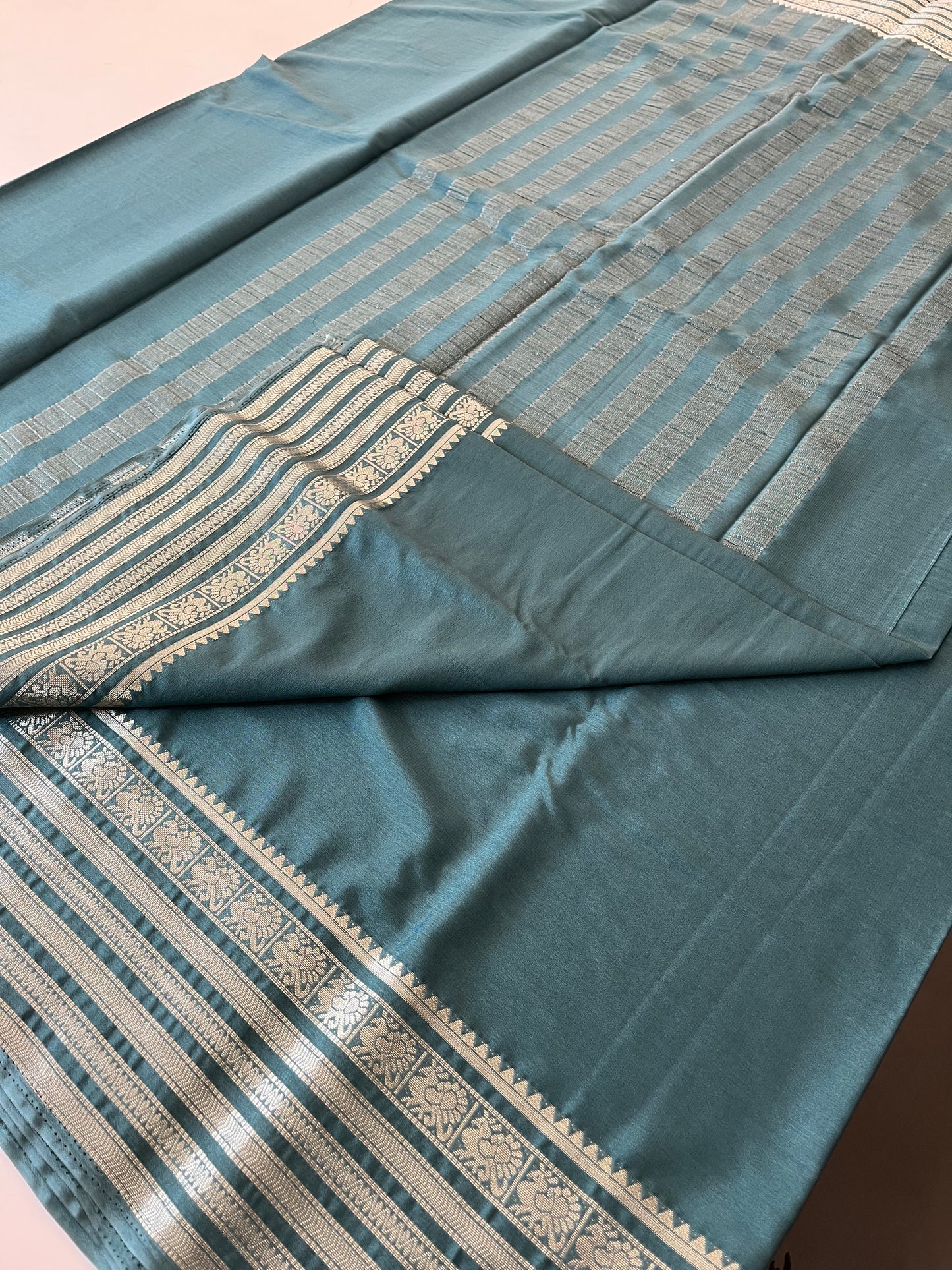 Semi Mysore silk premium
