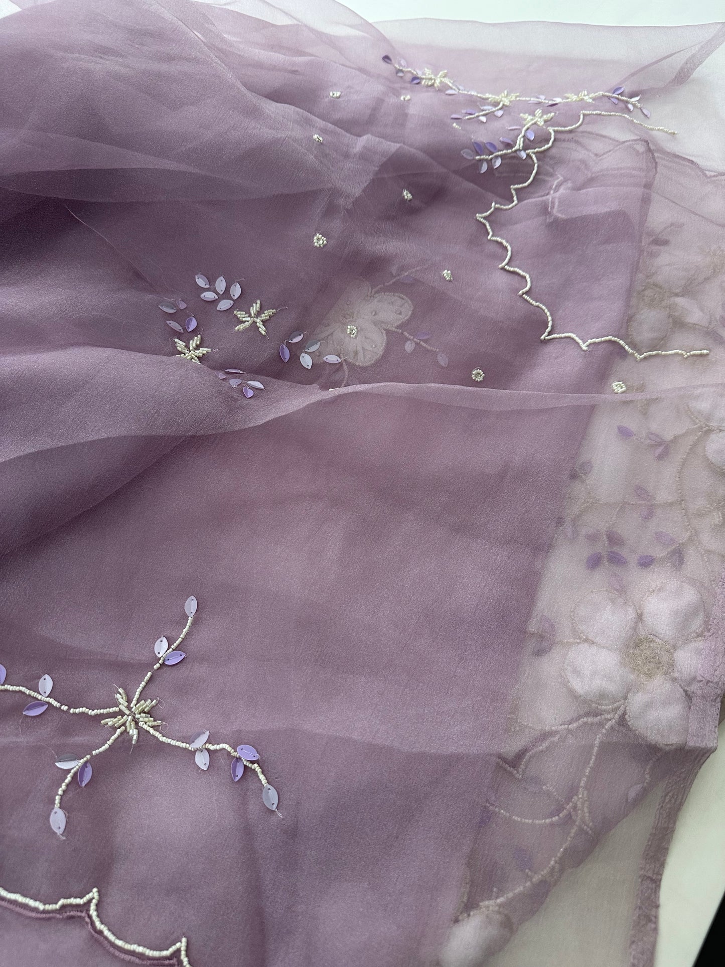 Organza Work Fancy Appliqué Work-M24