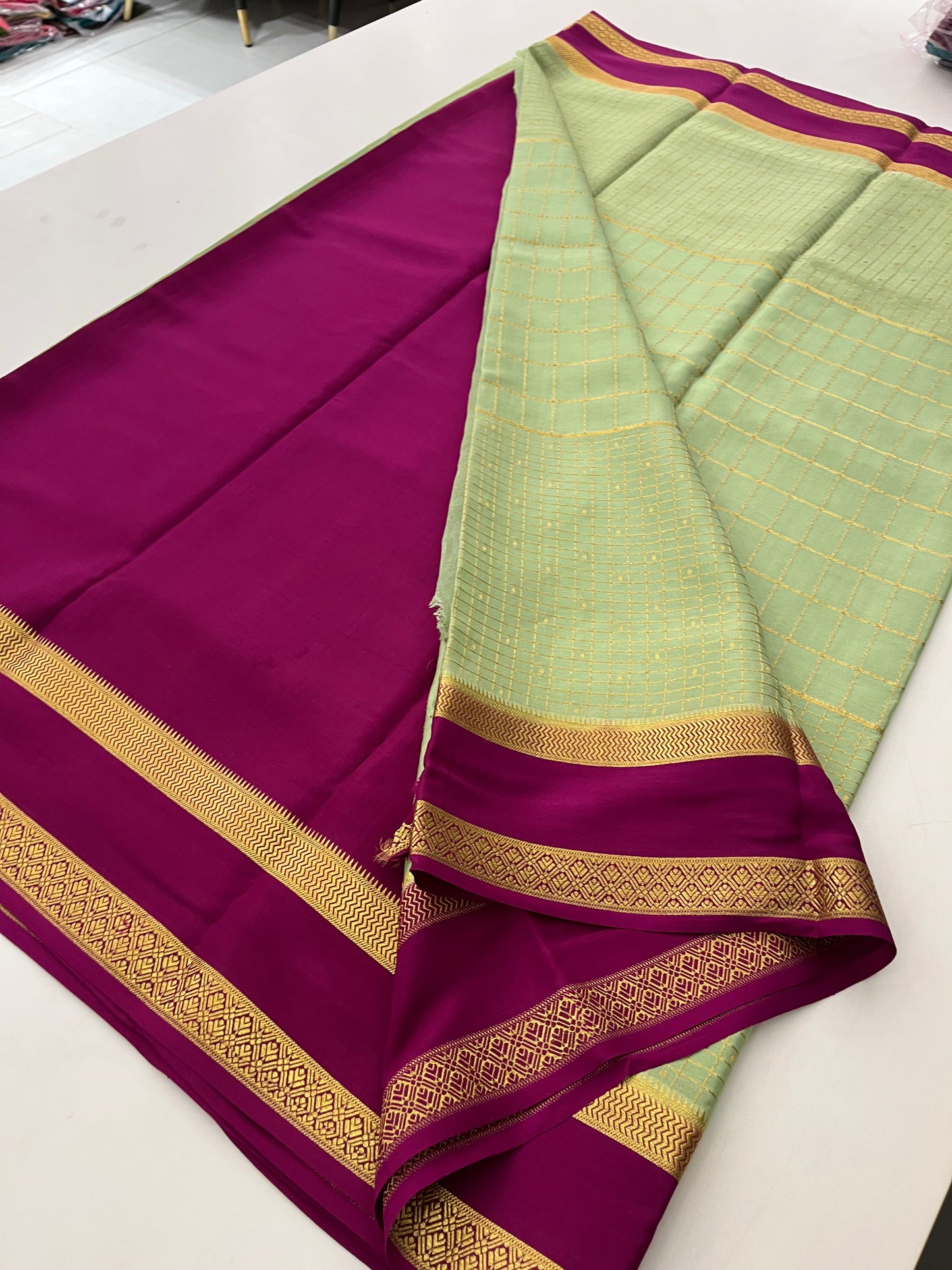 Pure Crepe Mysore Silk120 GSM