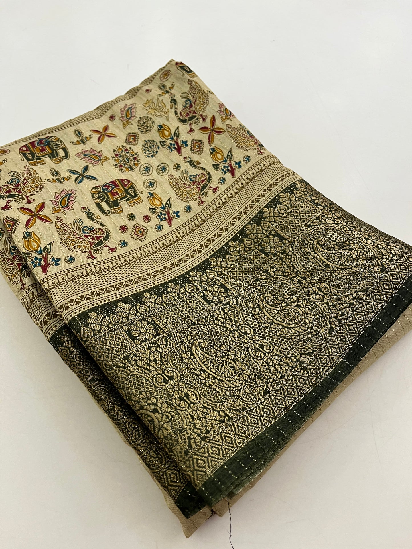 Tussar Fancy Printed