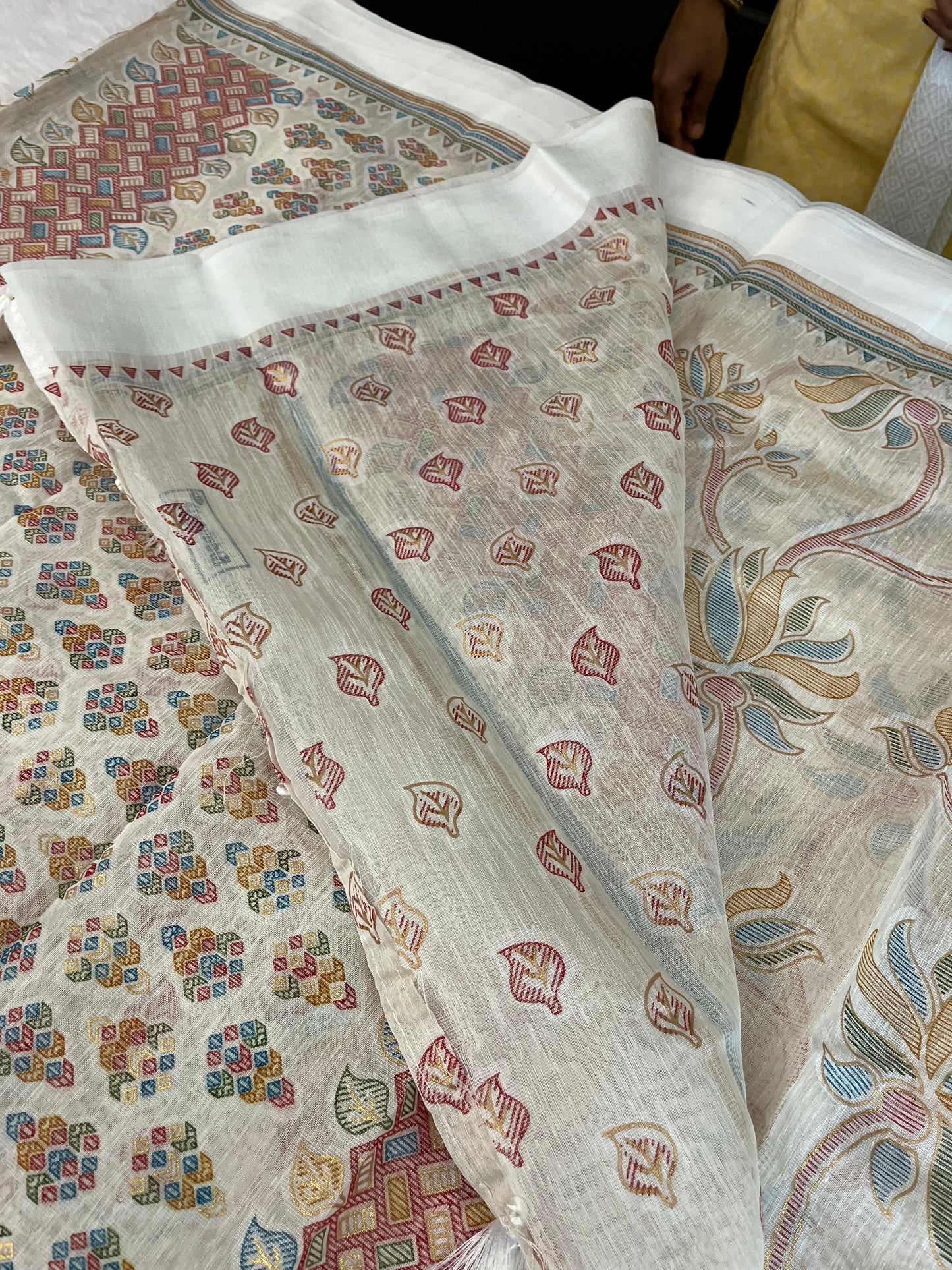 Linen chiffon