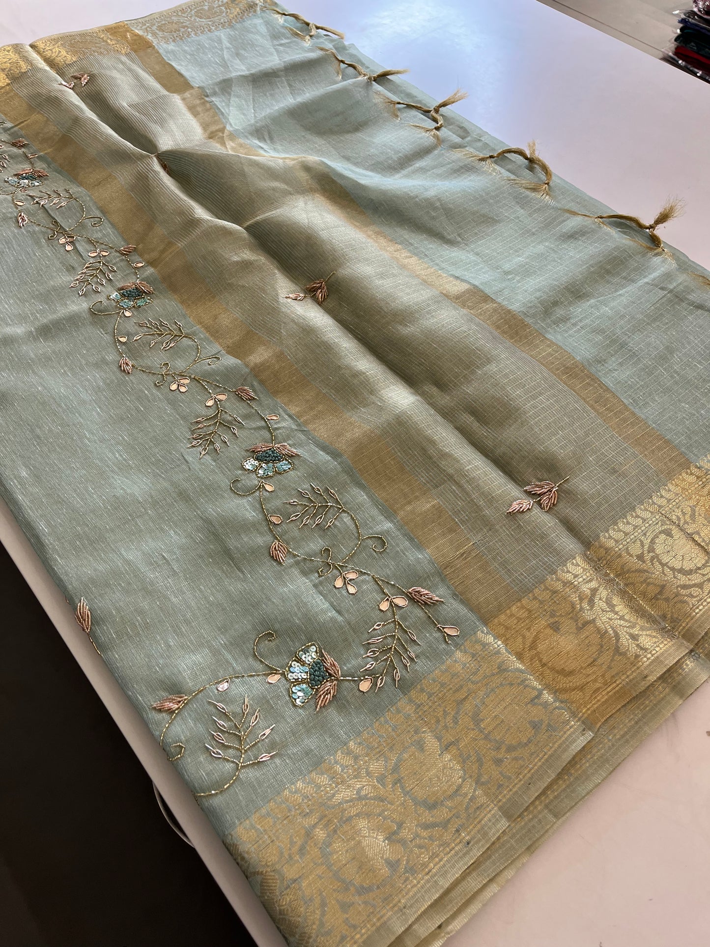 Jaipuri Soft cotton full embroidery Designer
