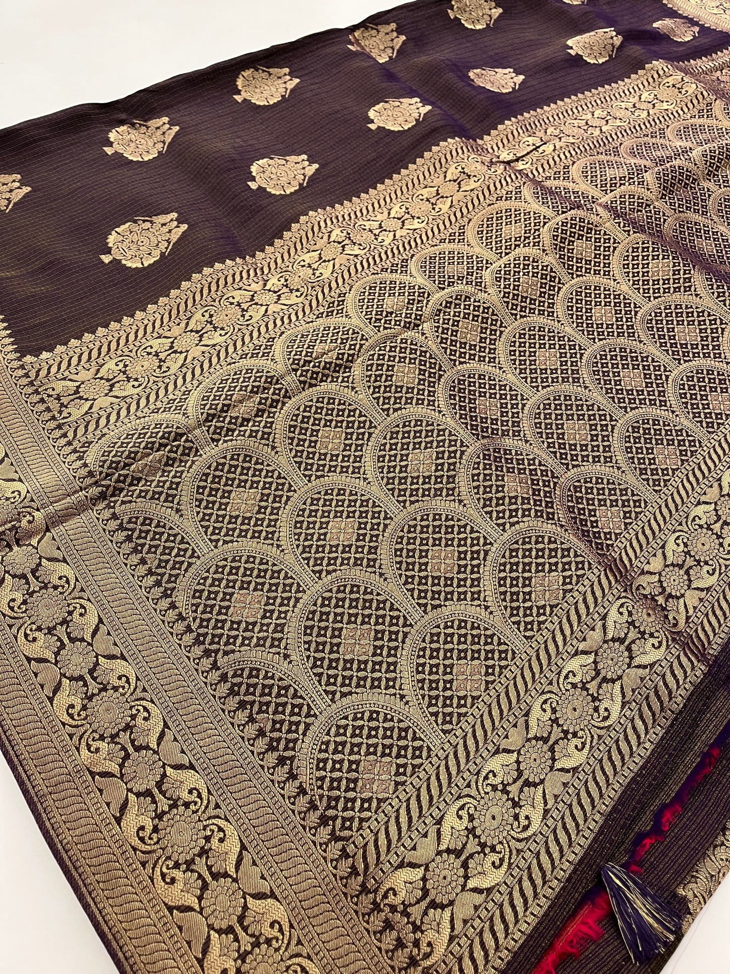Banarasi tissue silk