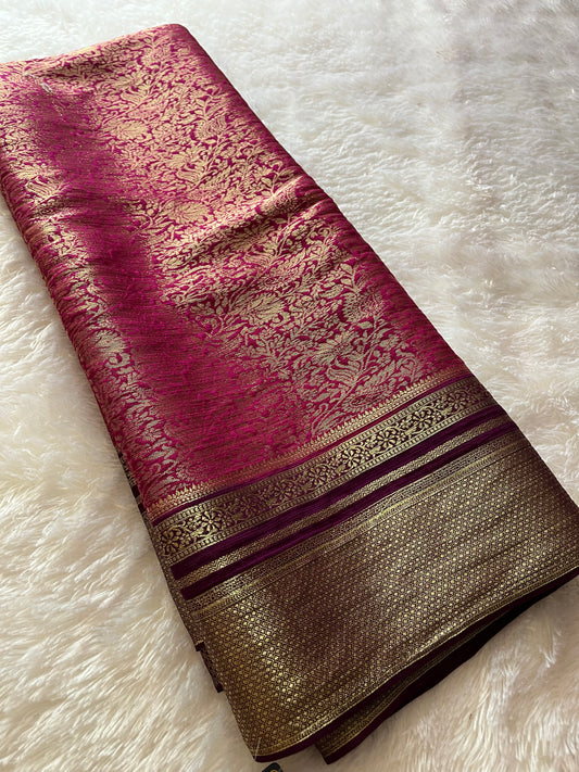 Banarasi Brocade soft silk
