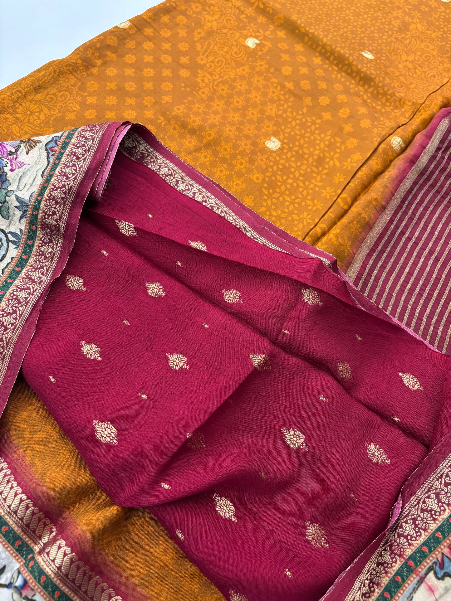 Crape banarasi fancy