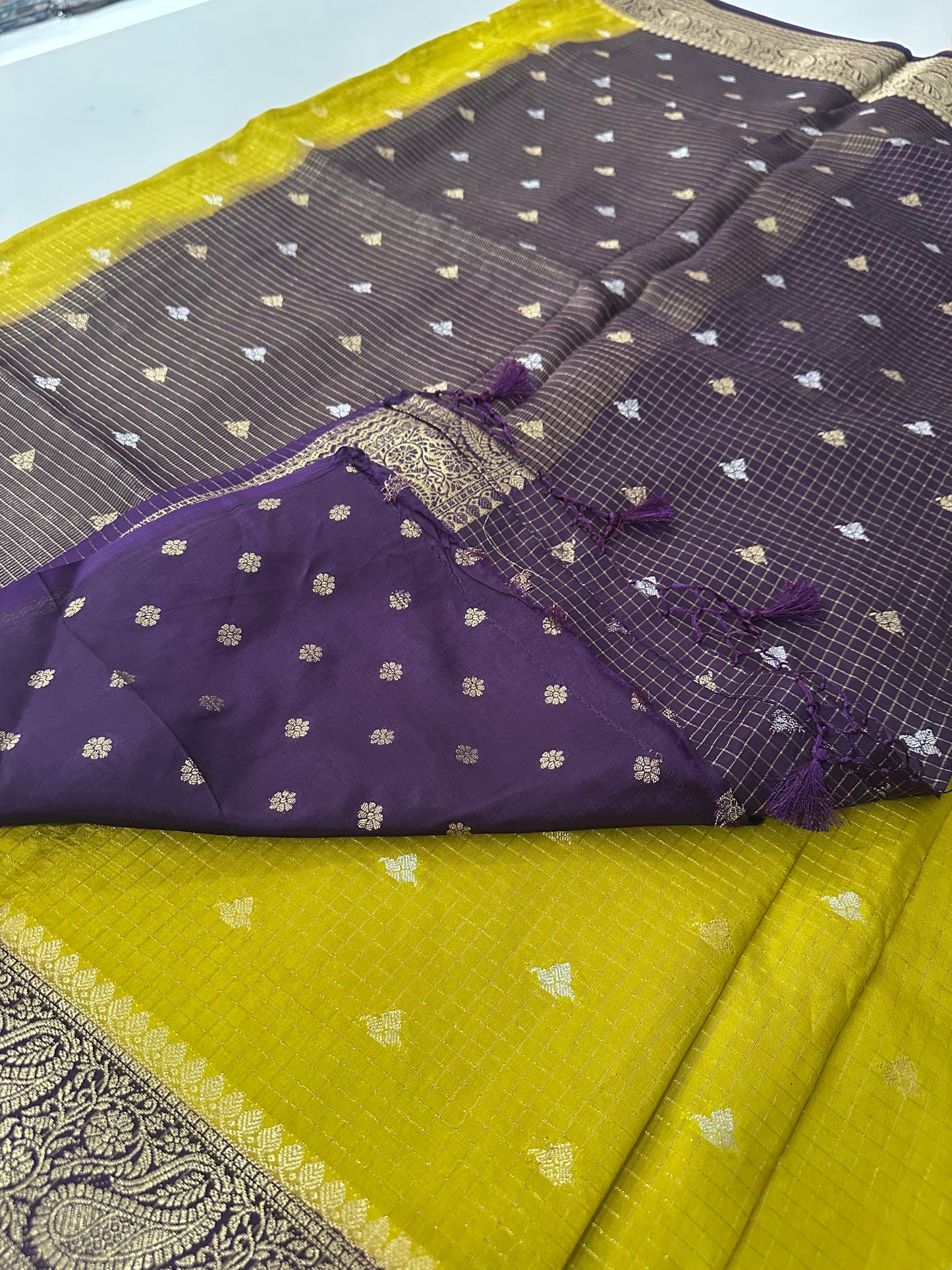 Viscose Banarasi saree-M27