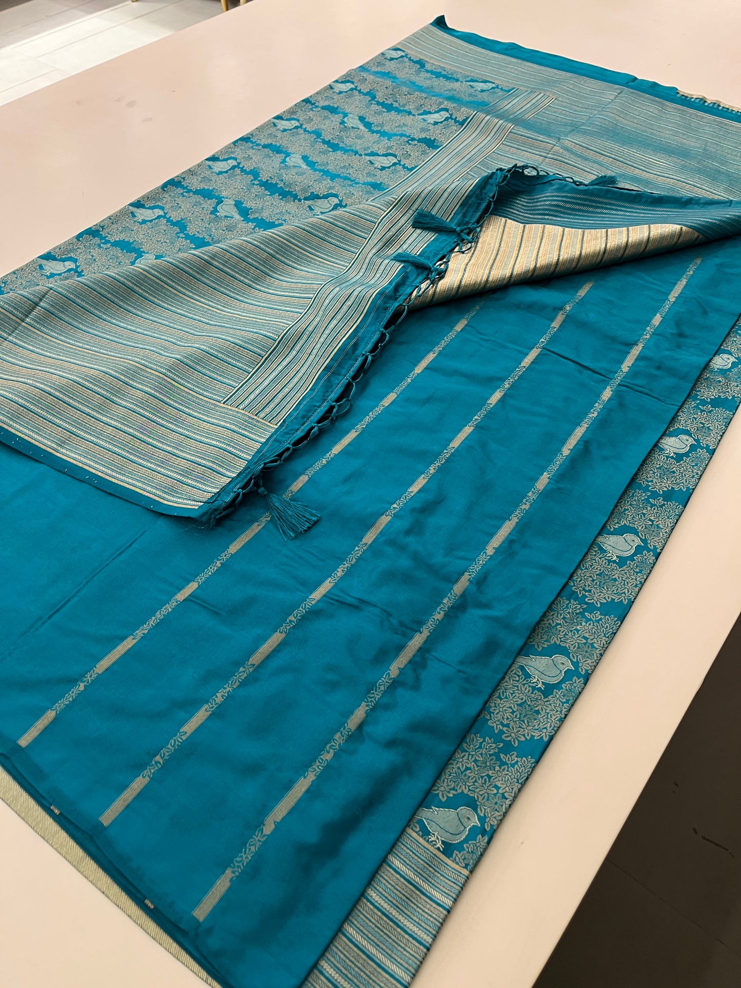 Banarasi crepe Brocade Saree