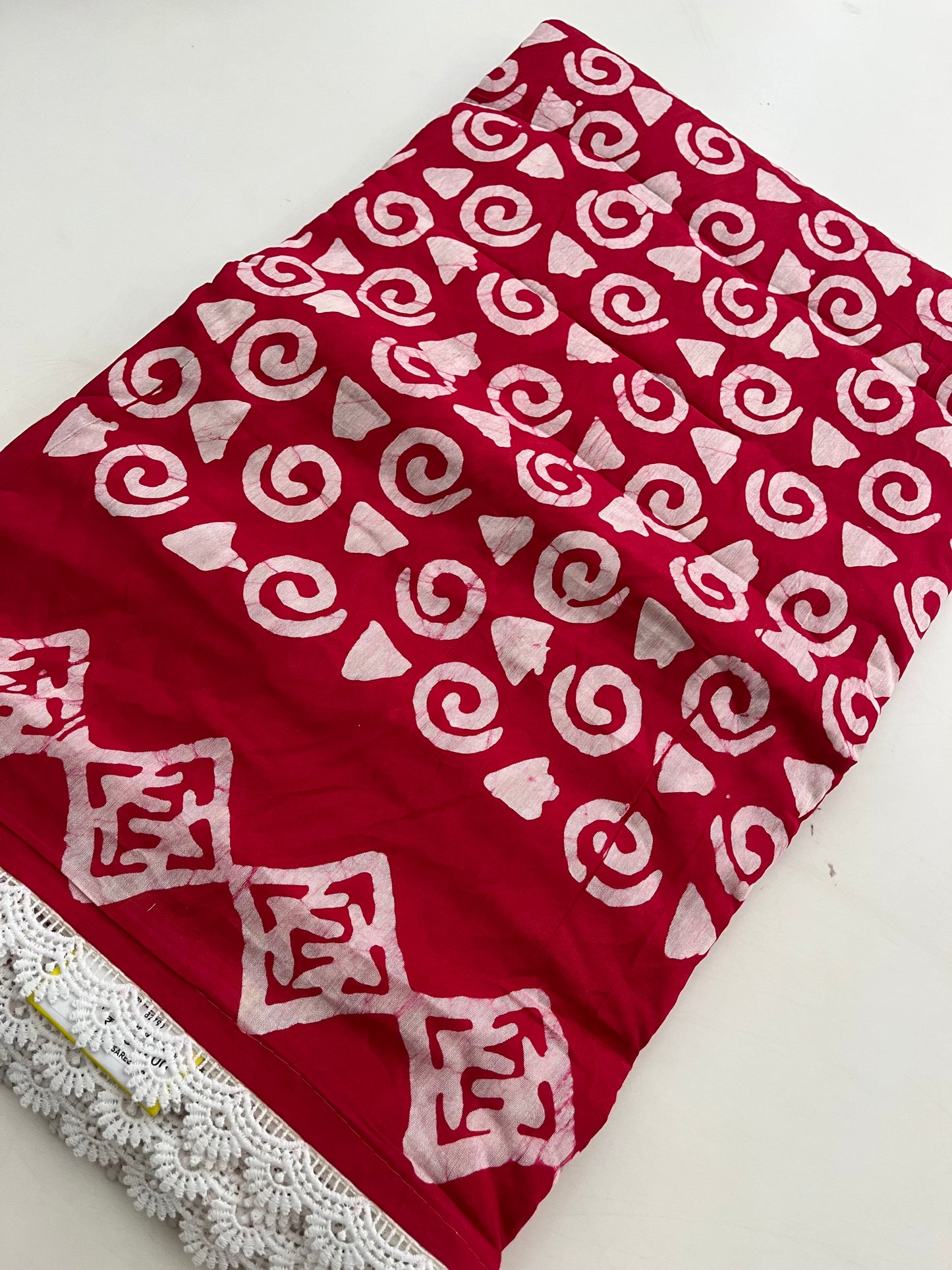 Fancy Soft Cotton Saree With Extra White chikankari Blouse