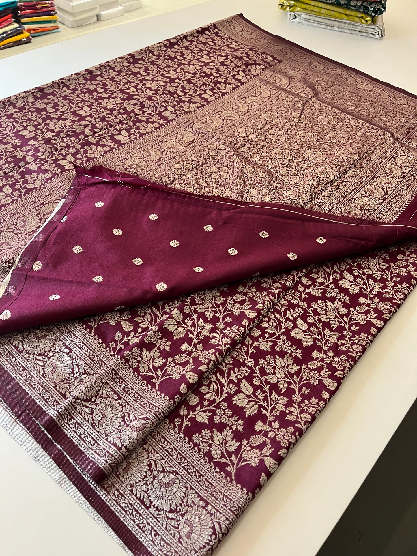 Tussar Brocade new