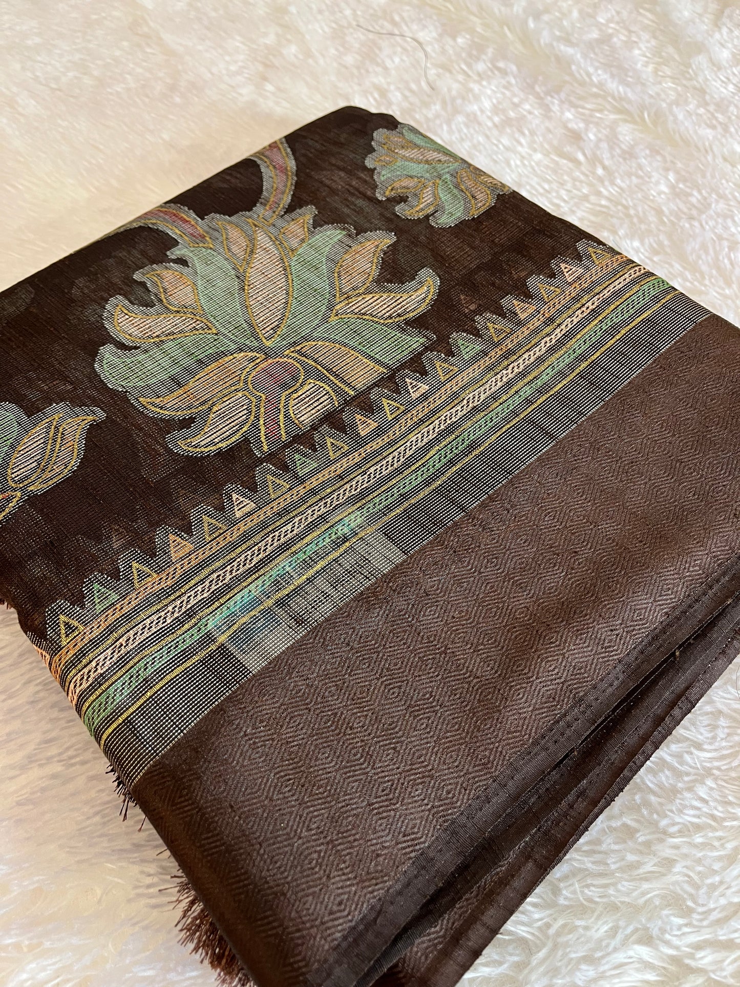 Linen chiffon