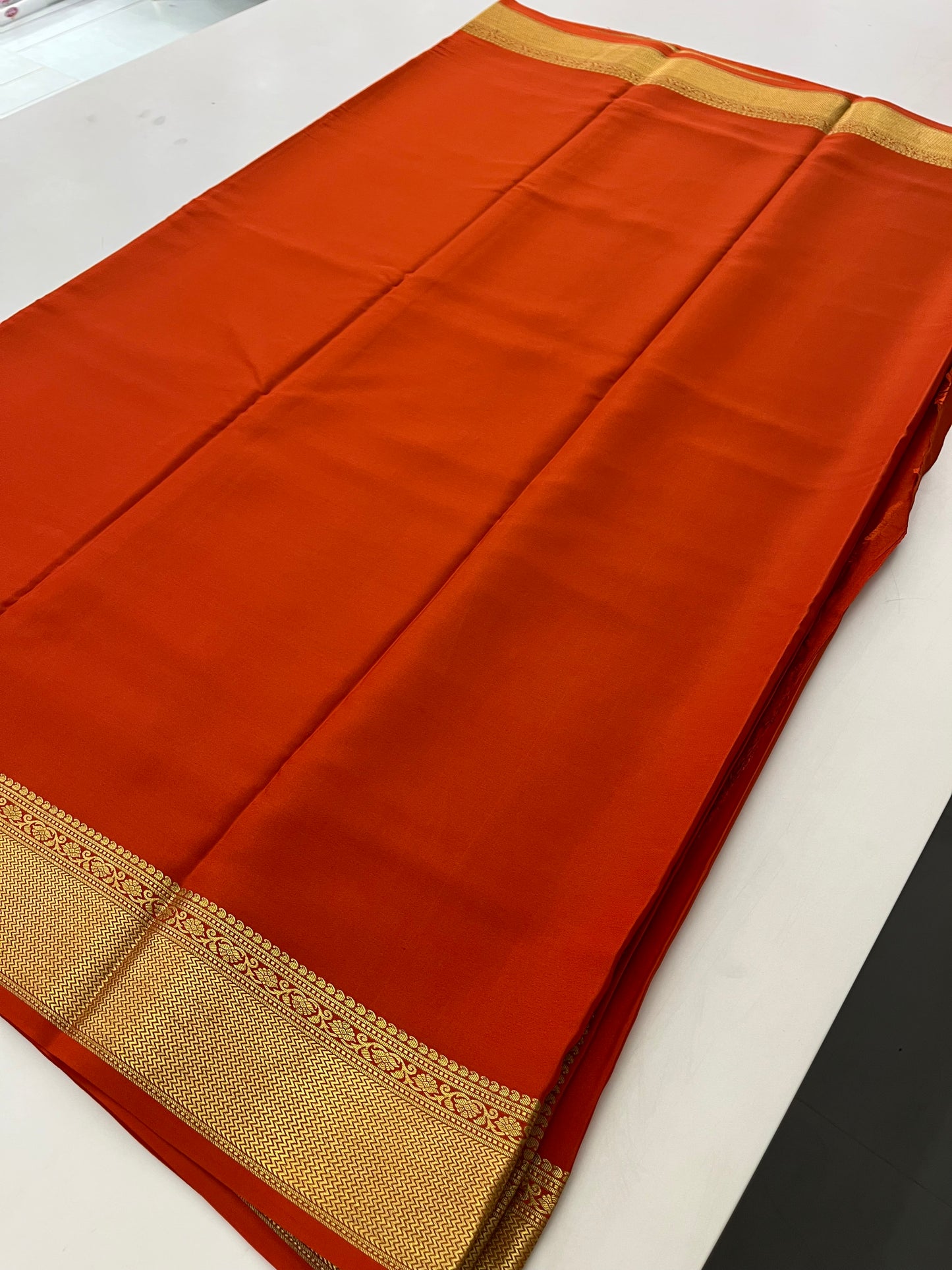 Pure Crepe Mysore Silk Saree