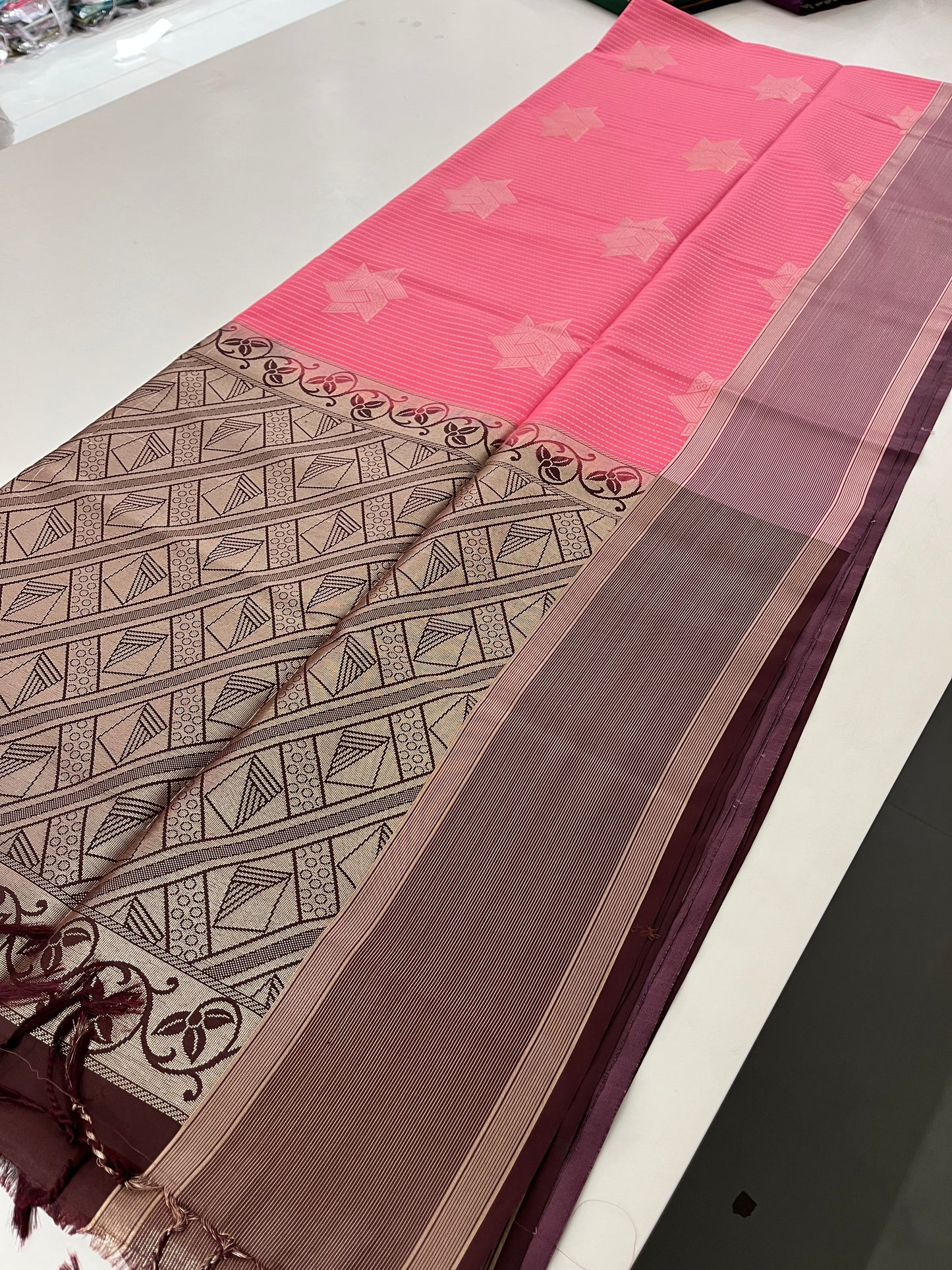 Semi Kanchi Silk Saree