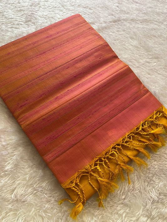 Jute Kanchi Silk Saree