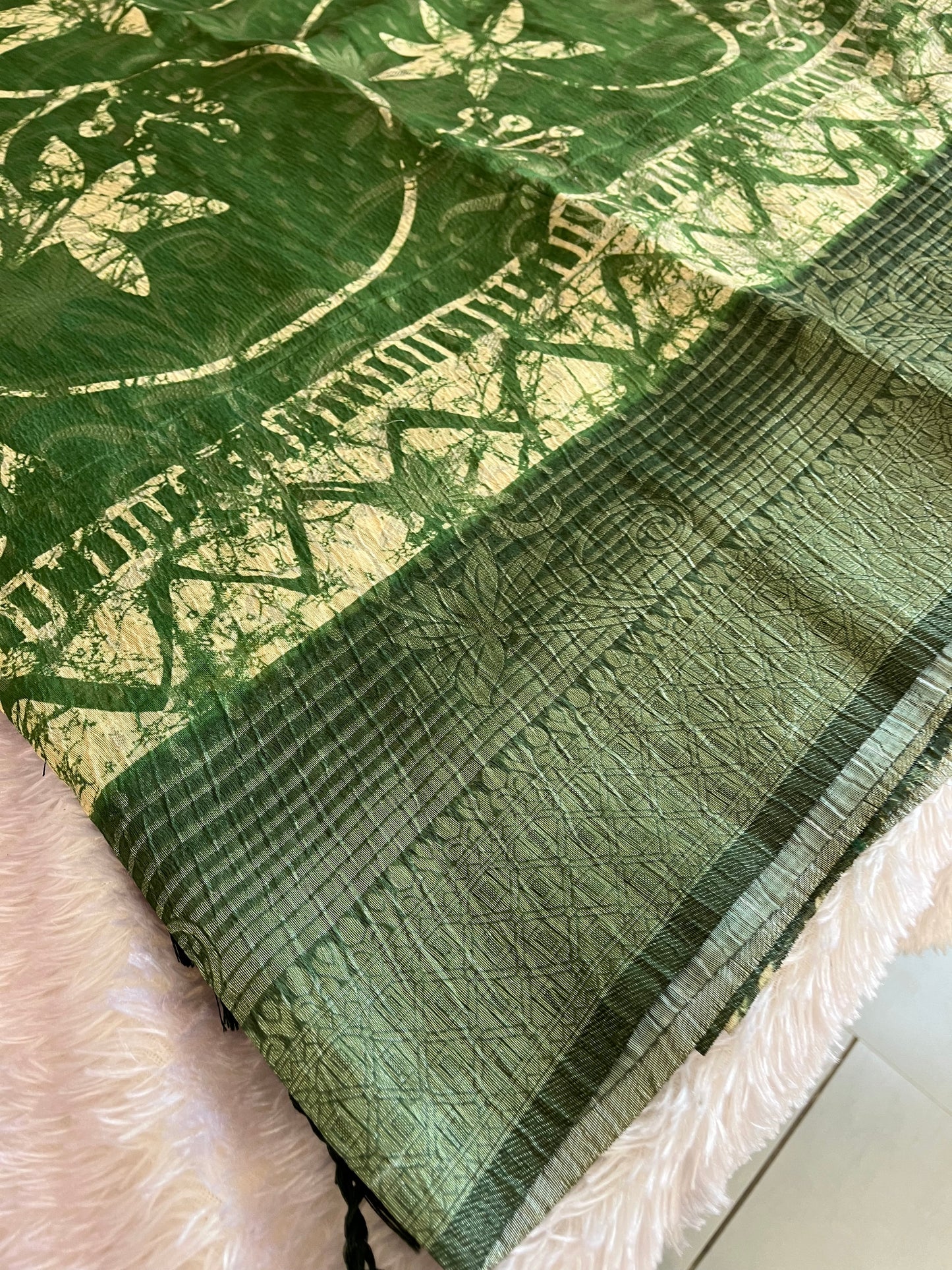 Printed Tussar Fancy
