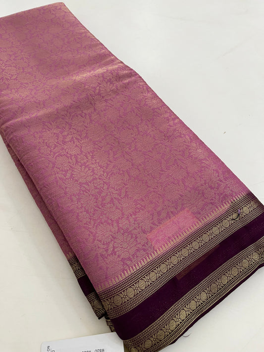 Brocade Banarasi soft silk