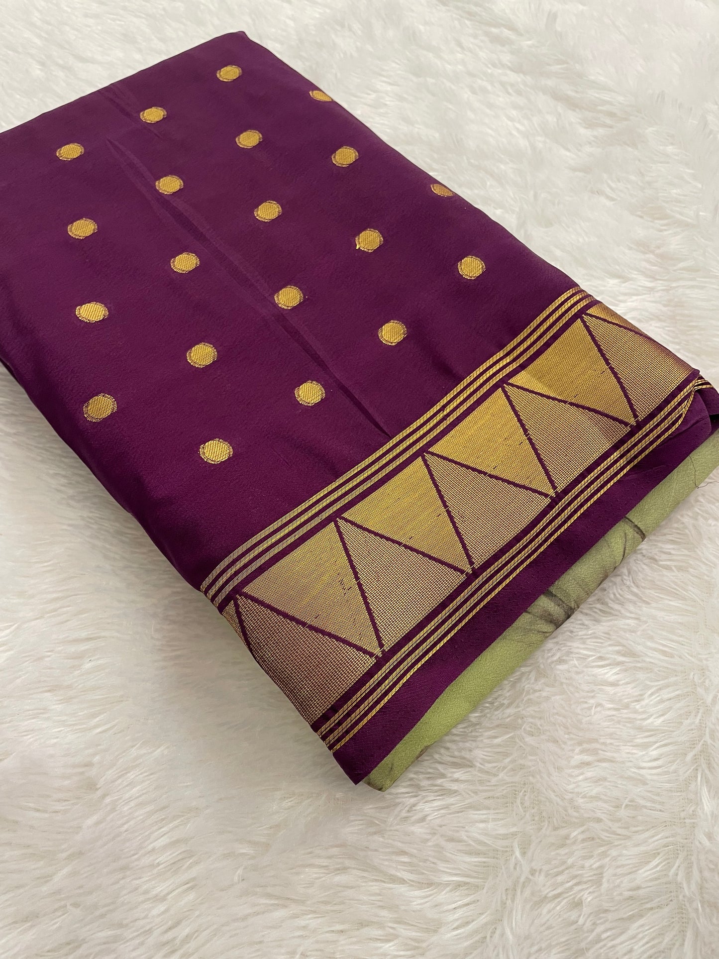 Printed crape silk