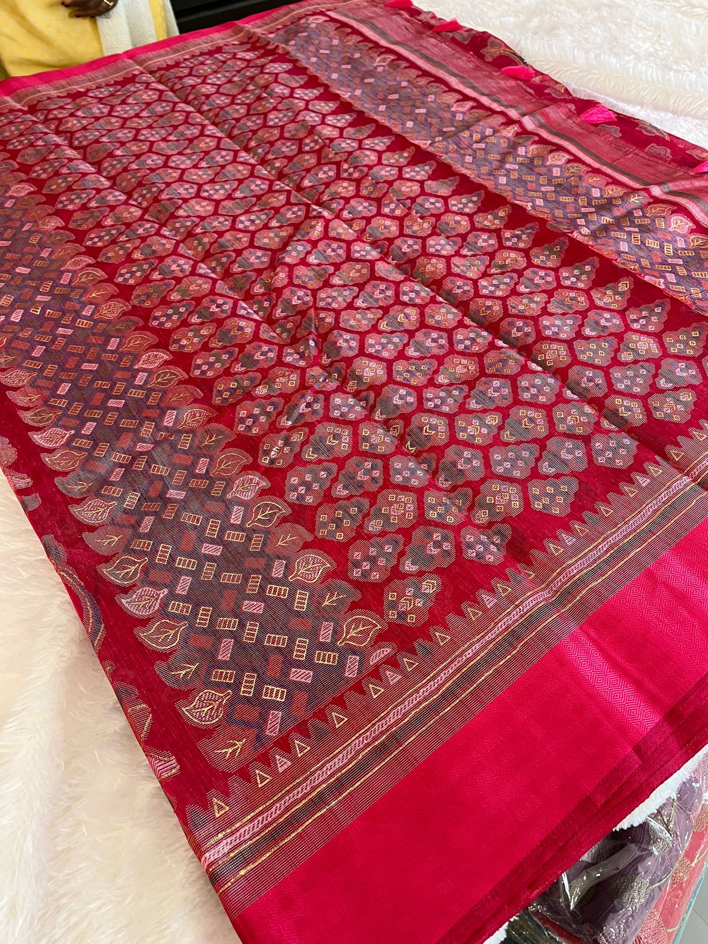 Linen chiffon