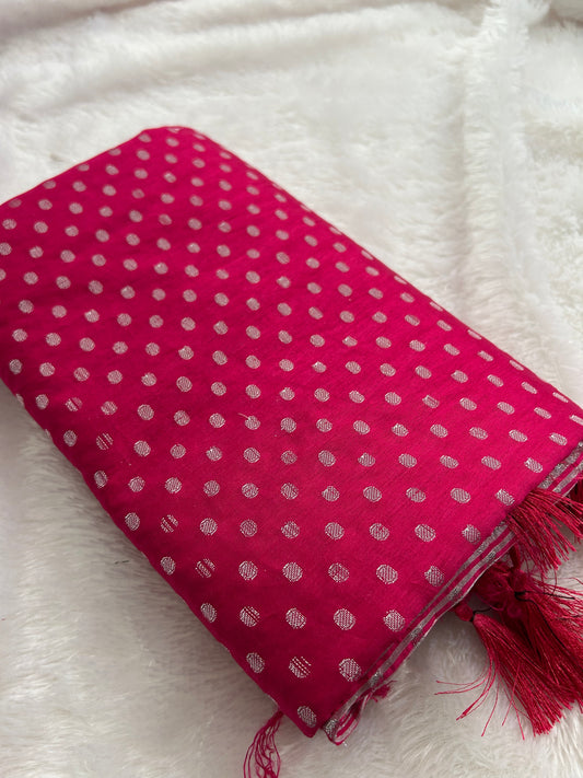 Tussar silver Butties