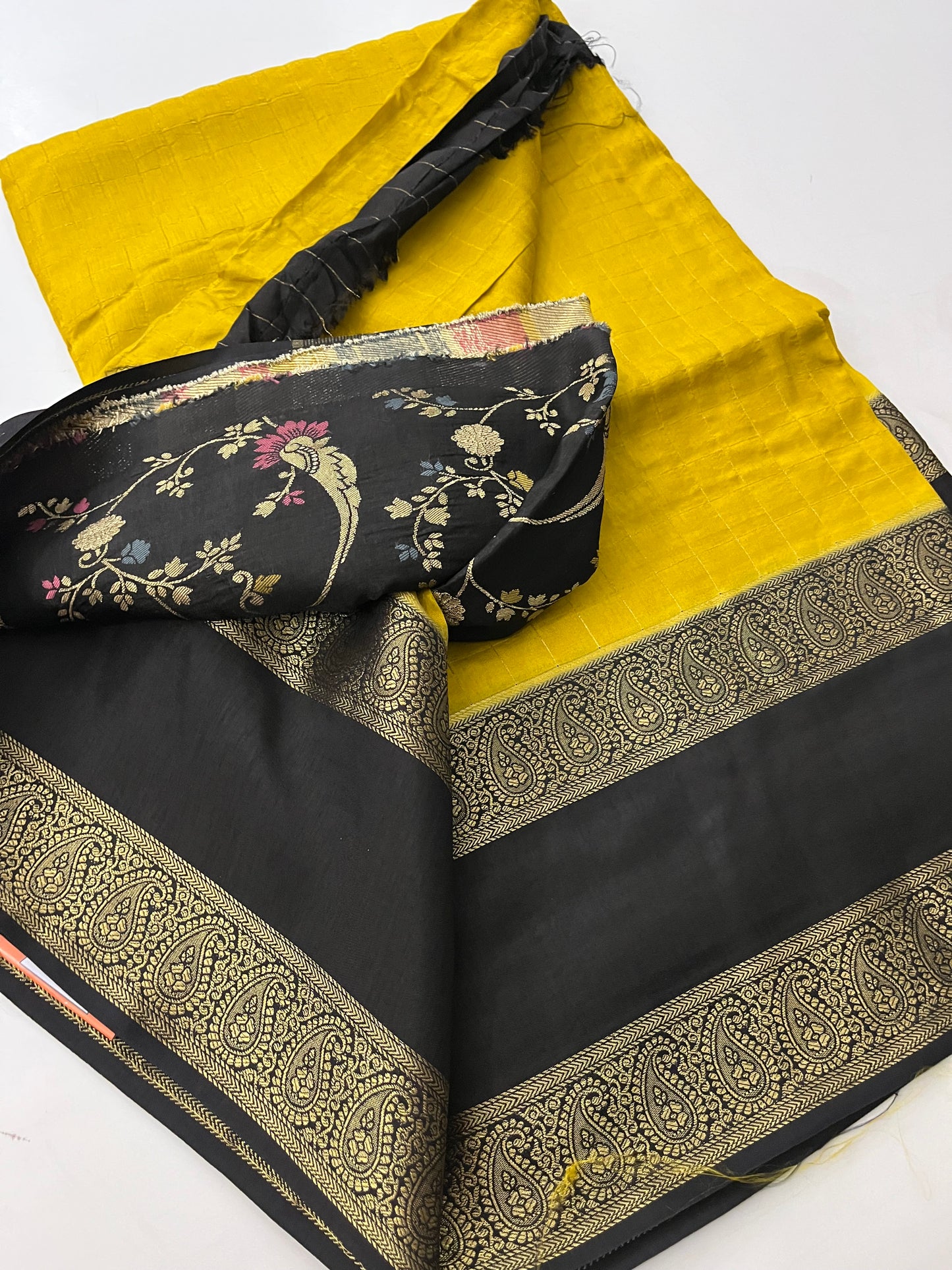 Dupion silk saree
