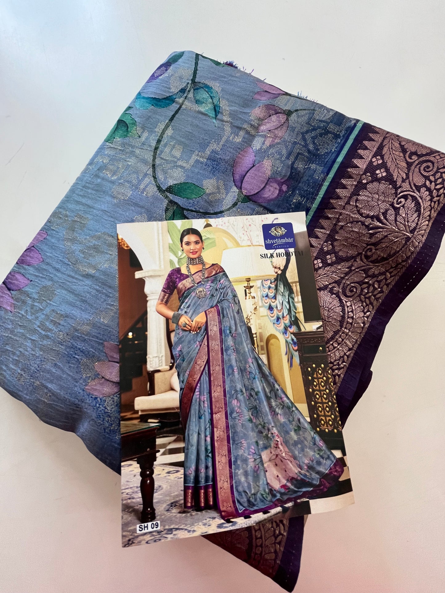 Printed Tussar fancy
