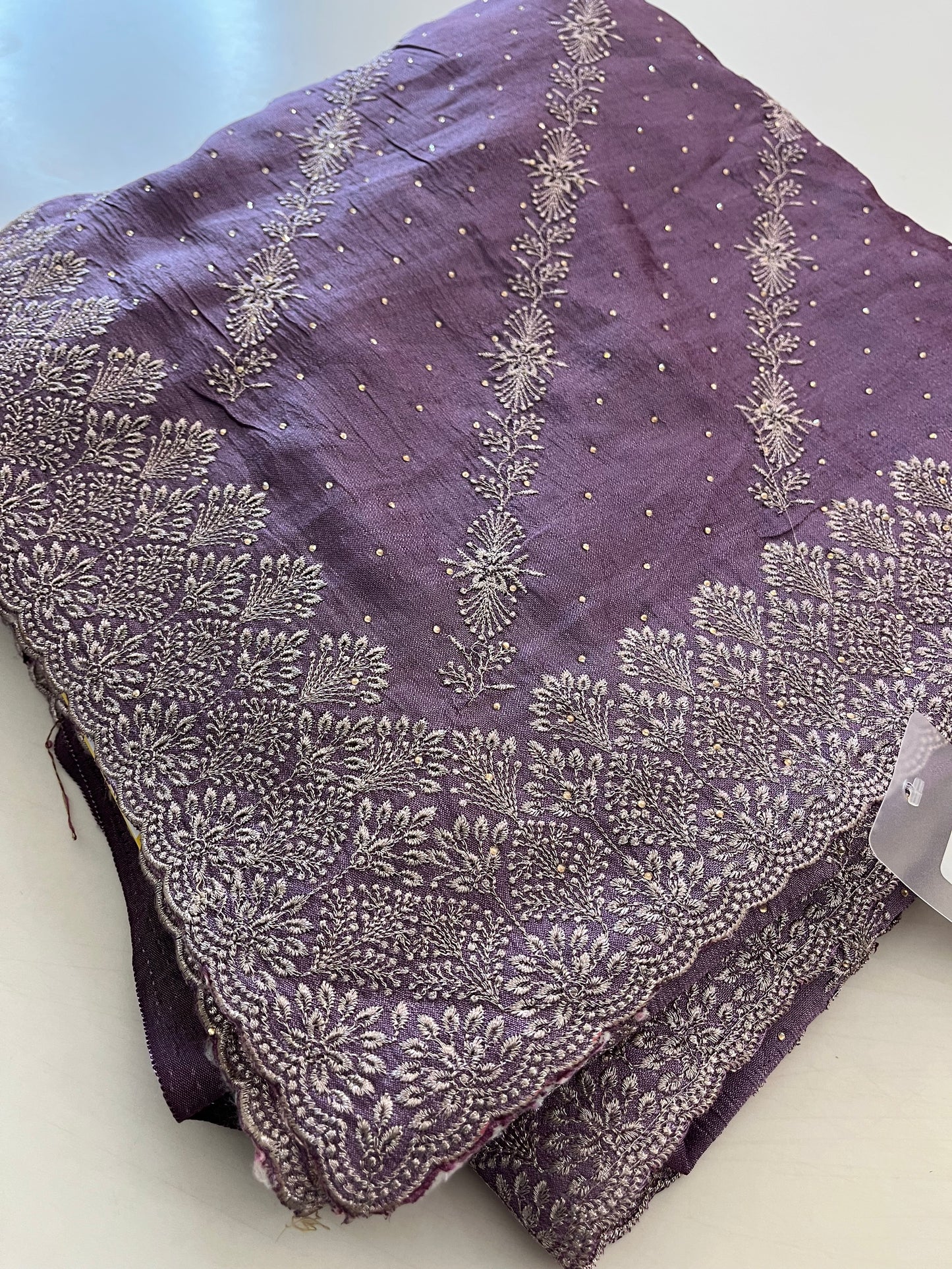 Tussar Work fancy saree-1016