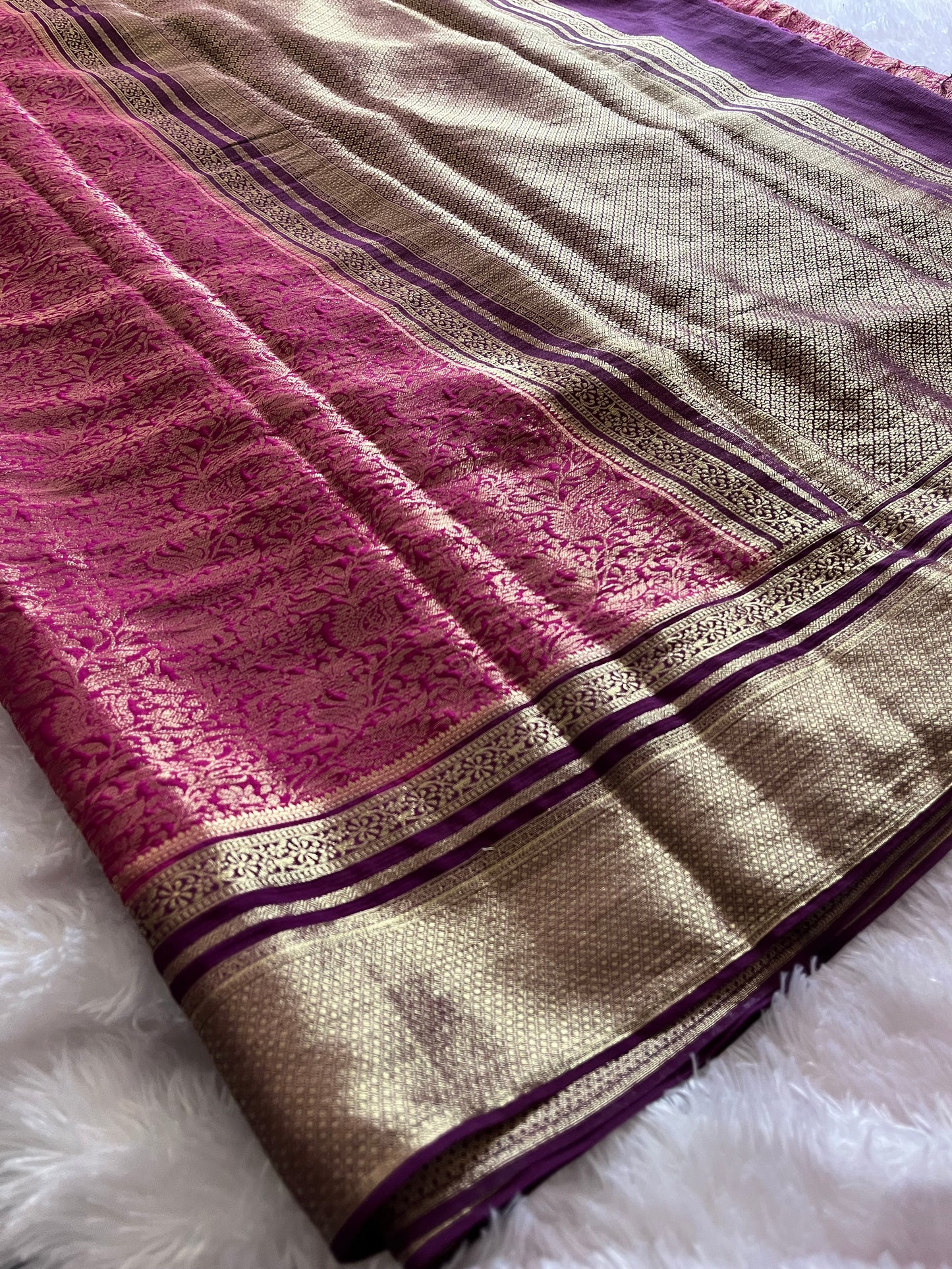 Banarasi Brocade soft silk