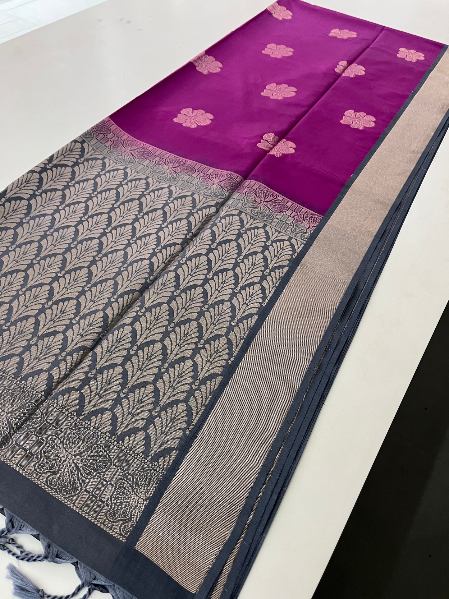 Semi Kanchi Silk Saree