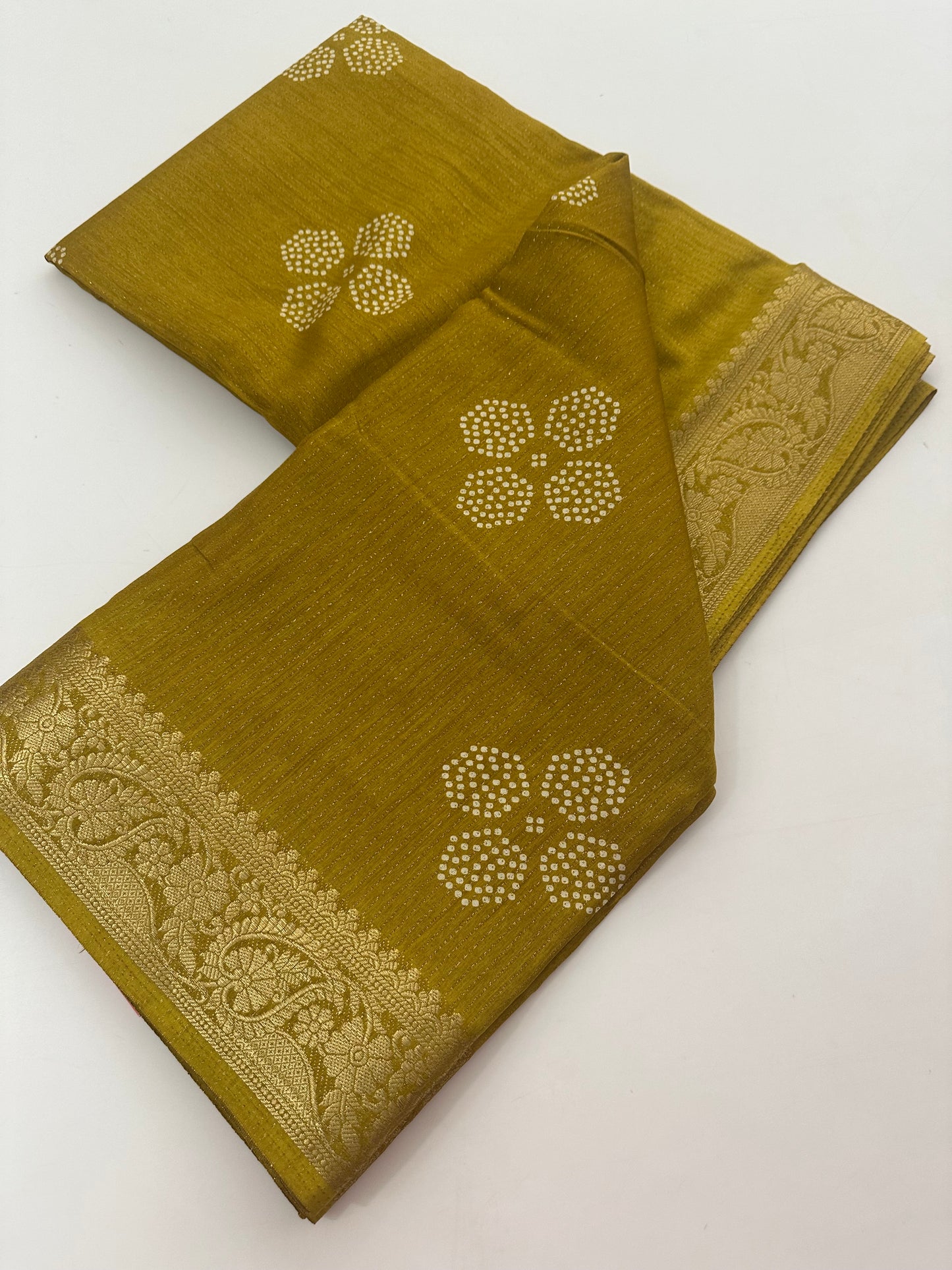 Tussar Chiffons Lines-J13