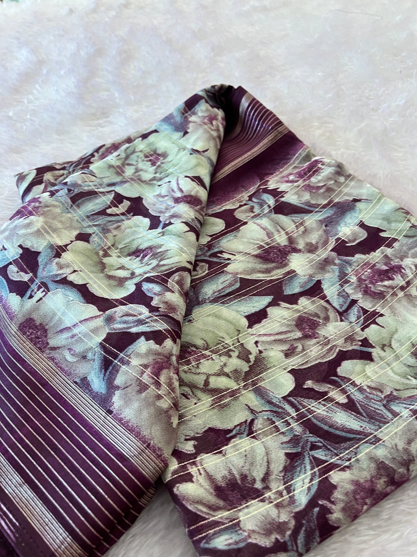 Printed chiffon