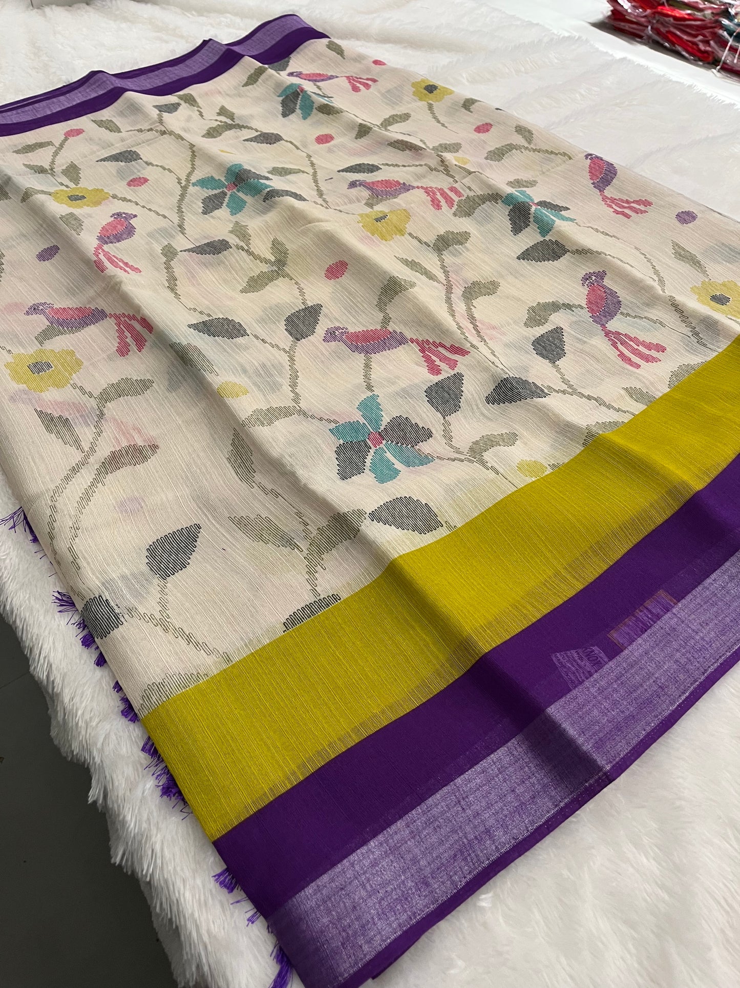M10 linen chiffon