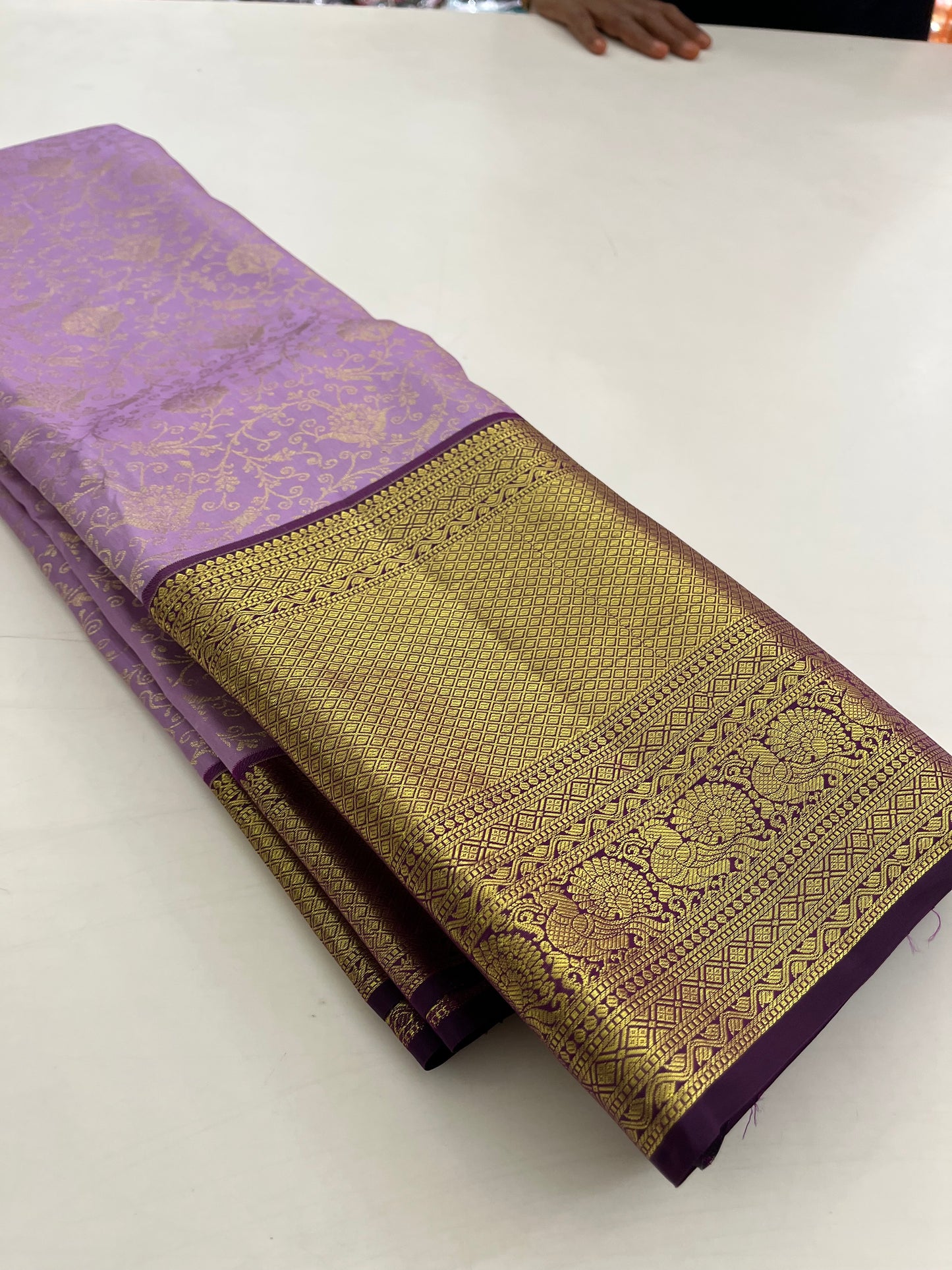 Pure Brocade Kanchi silk