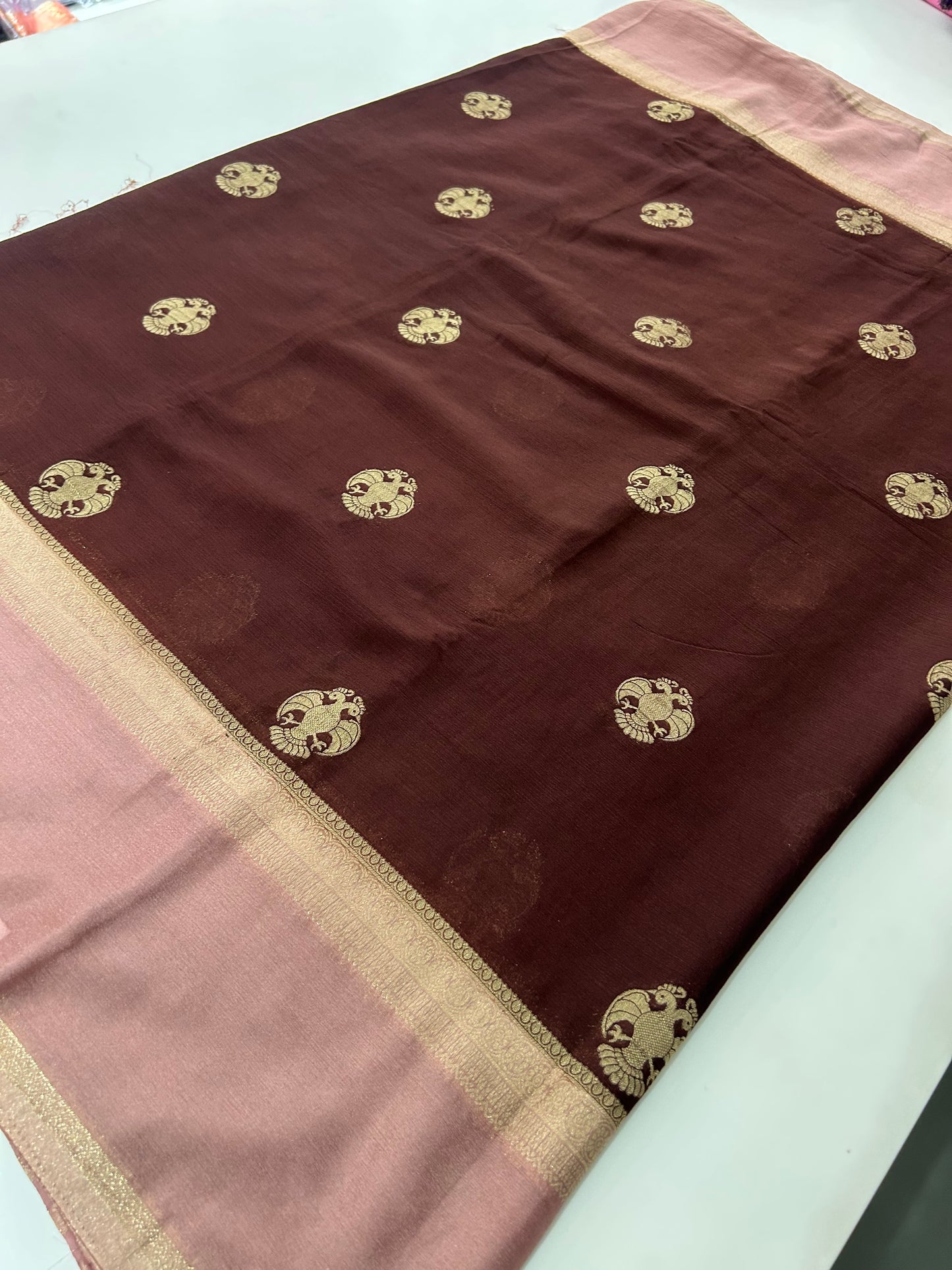 Premium Georgette Fancy Saree-M17