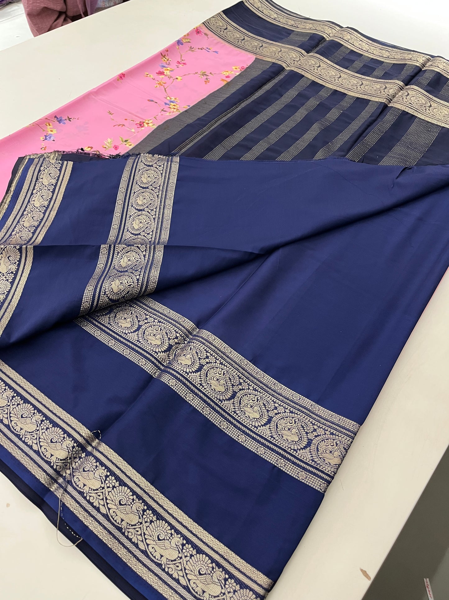 Ju10 Printed Semi Mysore Silk