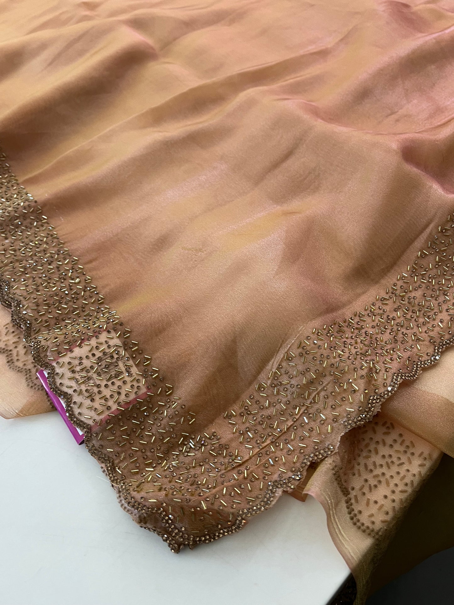 Tissue Organza Stone work border
