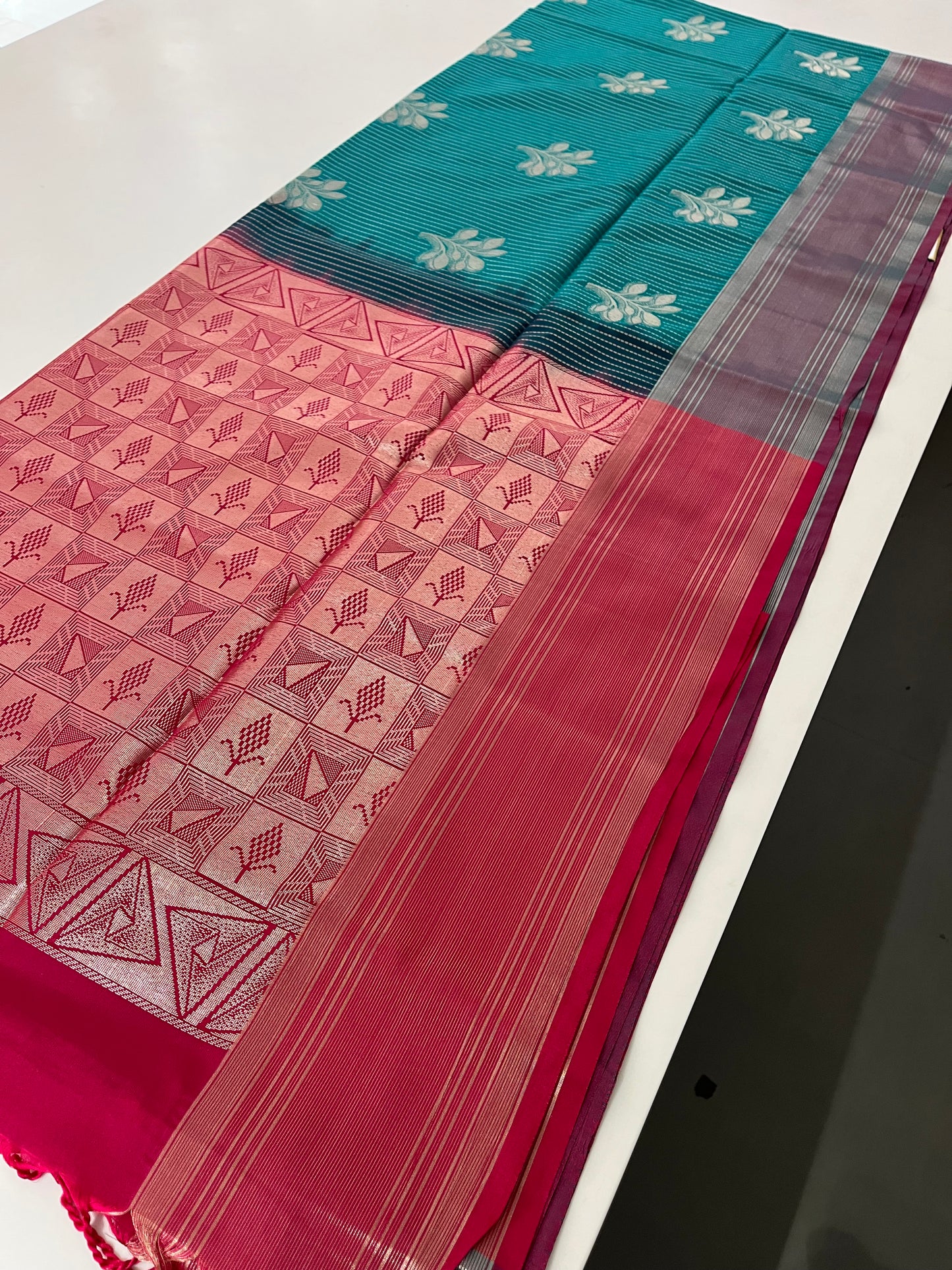 Semi Kanchi Silk Saree